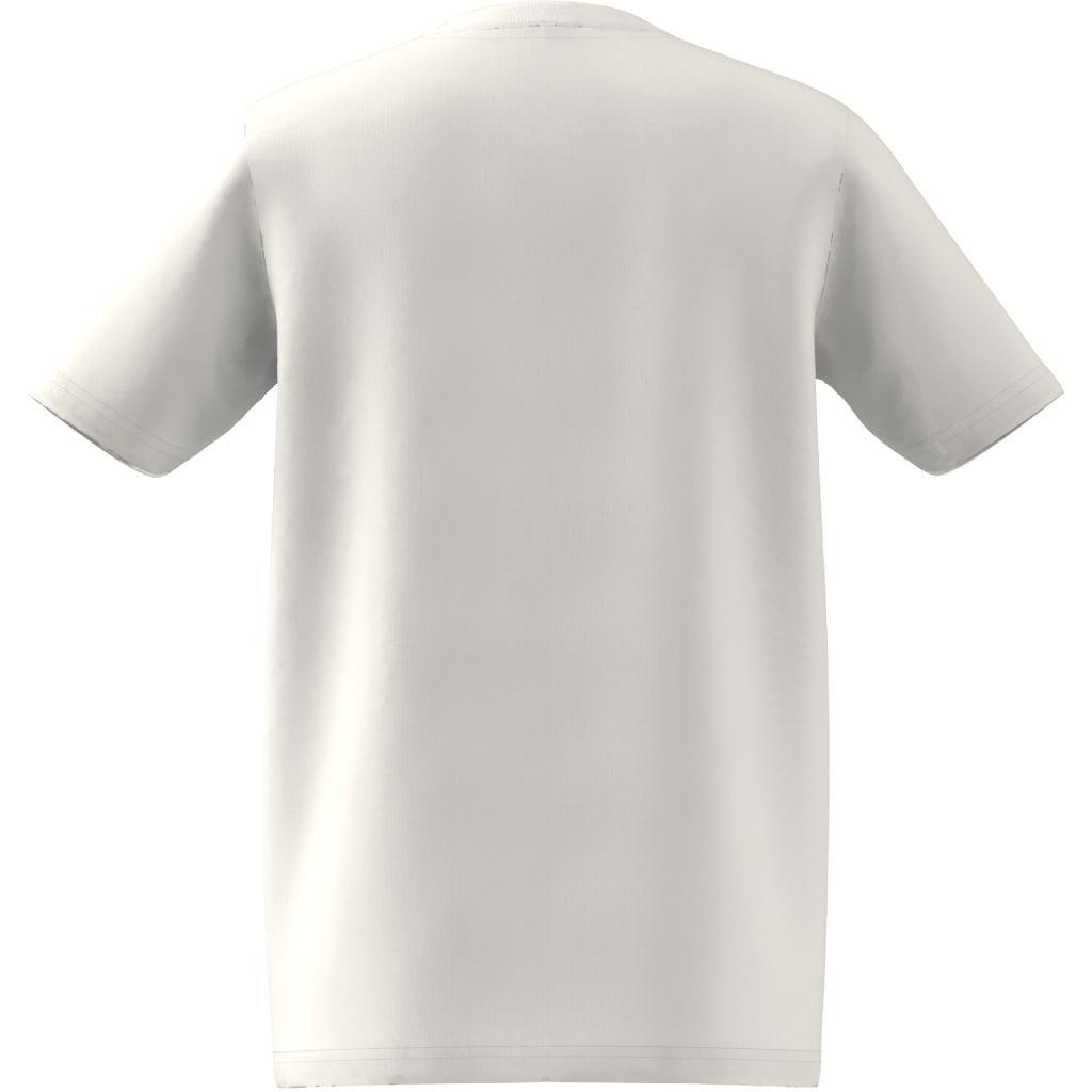 Kids Unisex Essentials Big Logo Cotton T-Shirt, White, A901_ONE, large image number 7