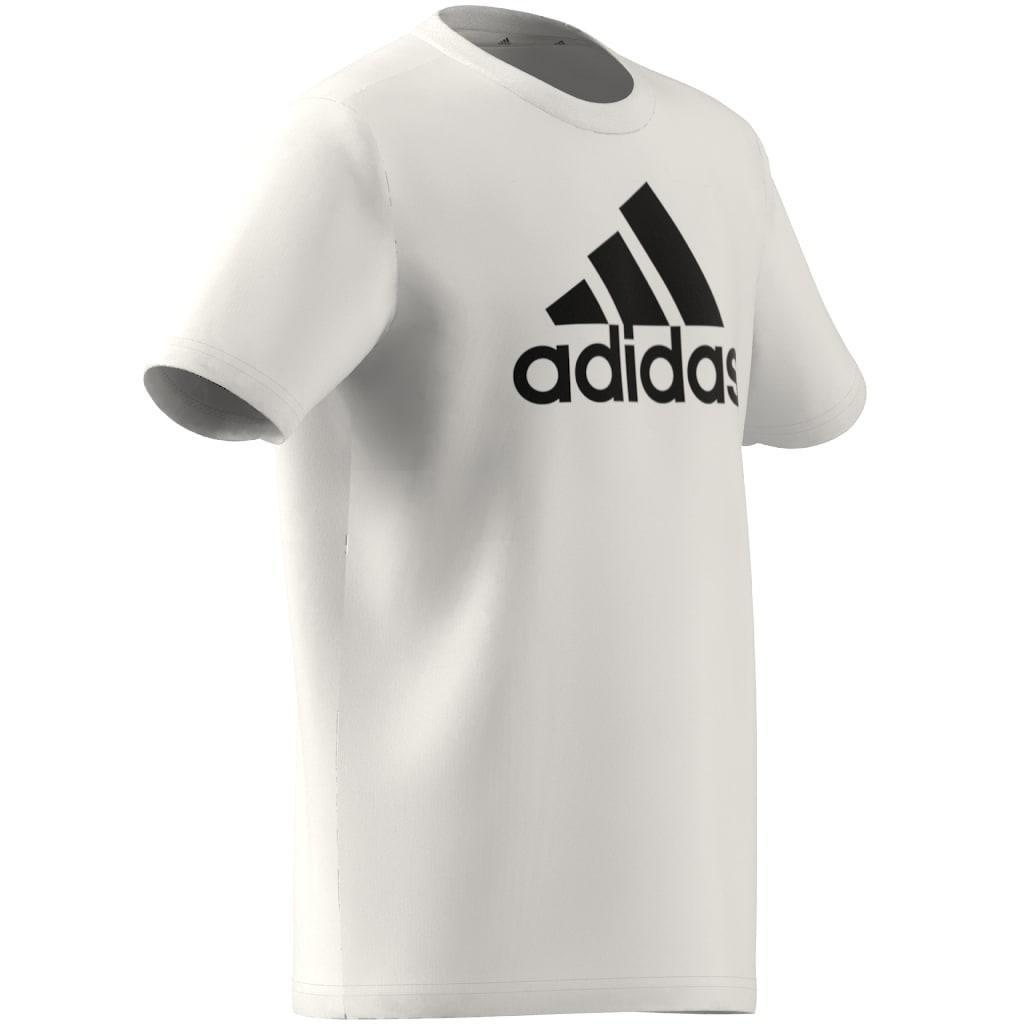 Kids Unisex Essentials Big Logo Cotton T-Shirt, White, A901_ONE, large image number 10