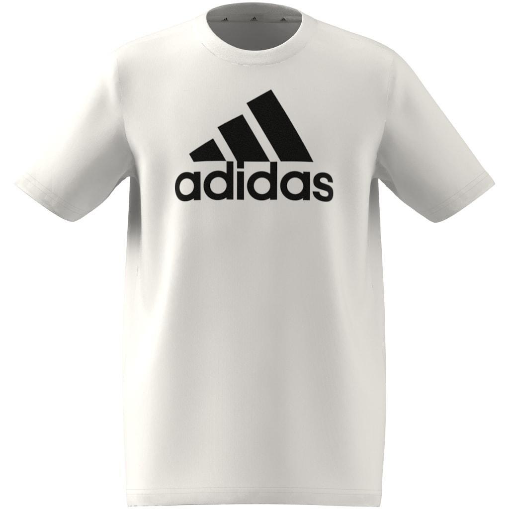 Kids Unisex Essentials Big Logo Cotton T-Shirt, White, A901_ONE, large image number 11