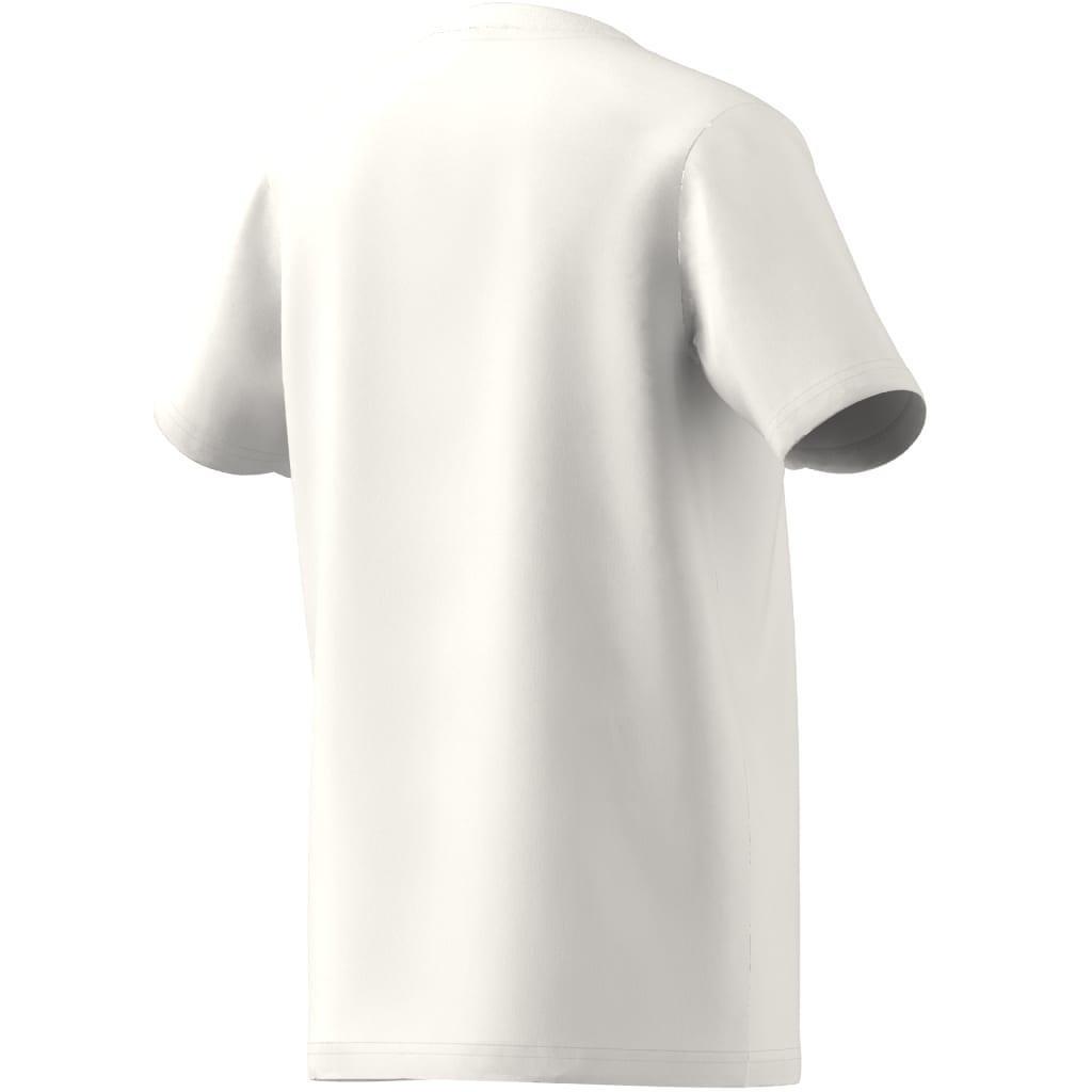 Kids Unisex Essentials Big Logo Cotton T-Shirt, White, A901_ONE, large image number 14