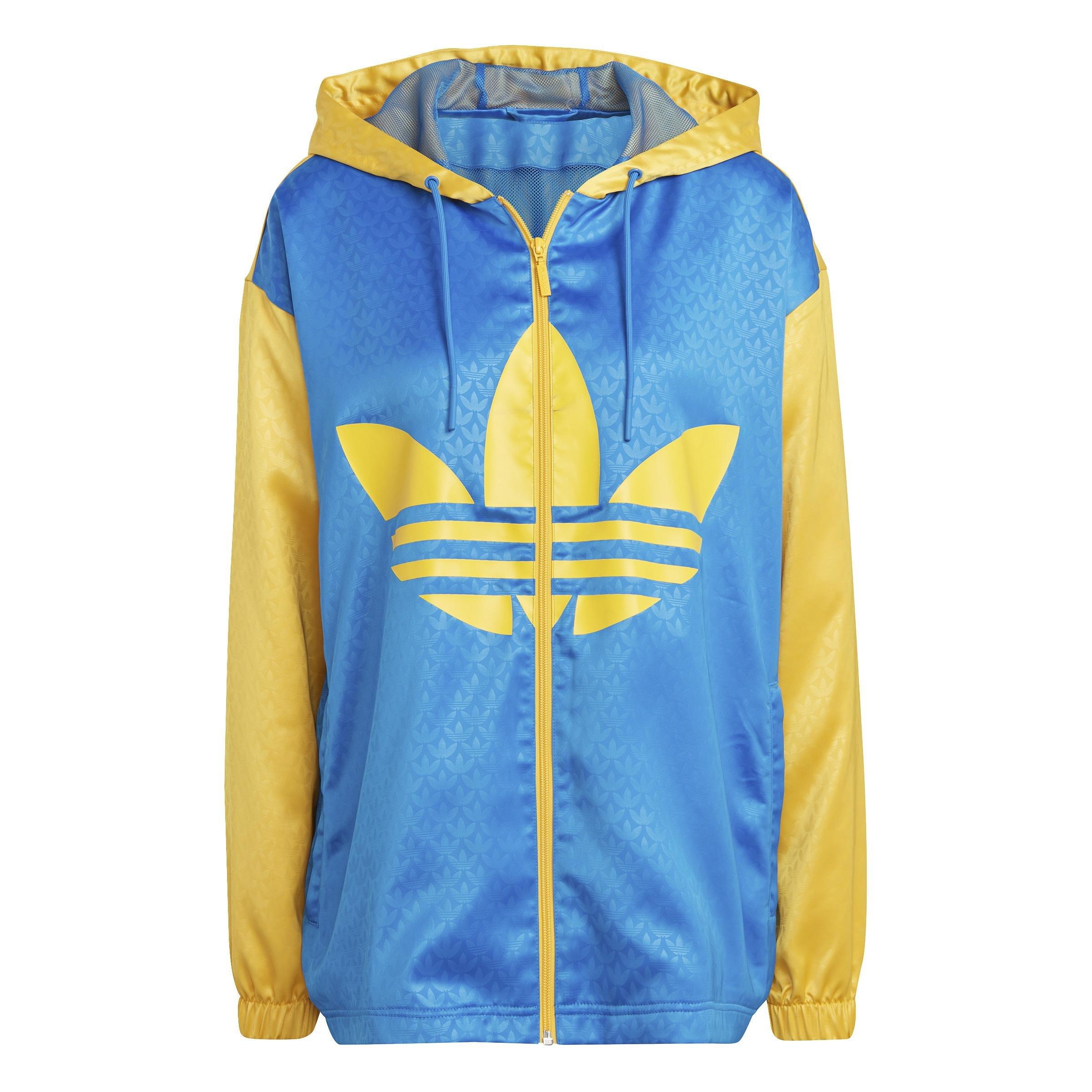 Adicolor 70S Colorblock Windbreaker, Blue, A901_ONE, large image number 0