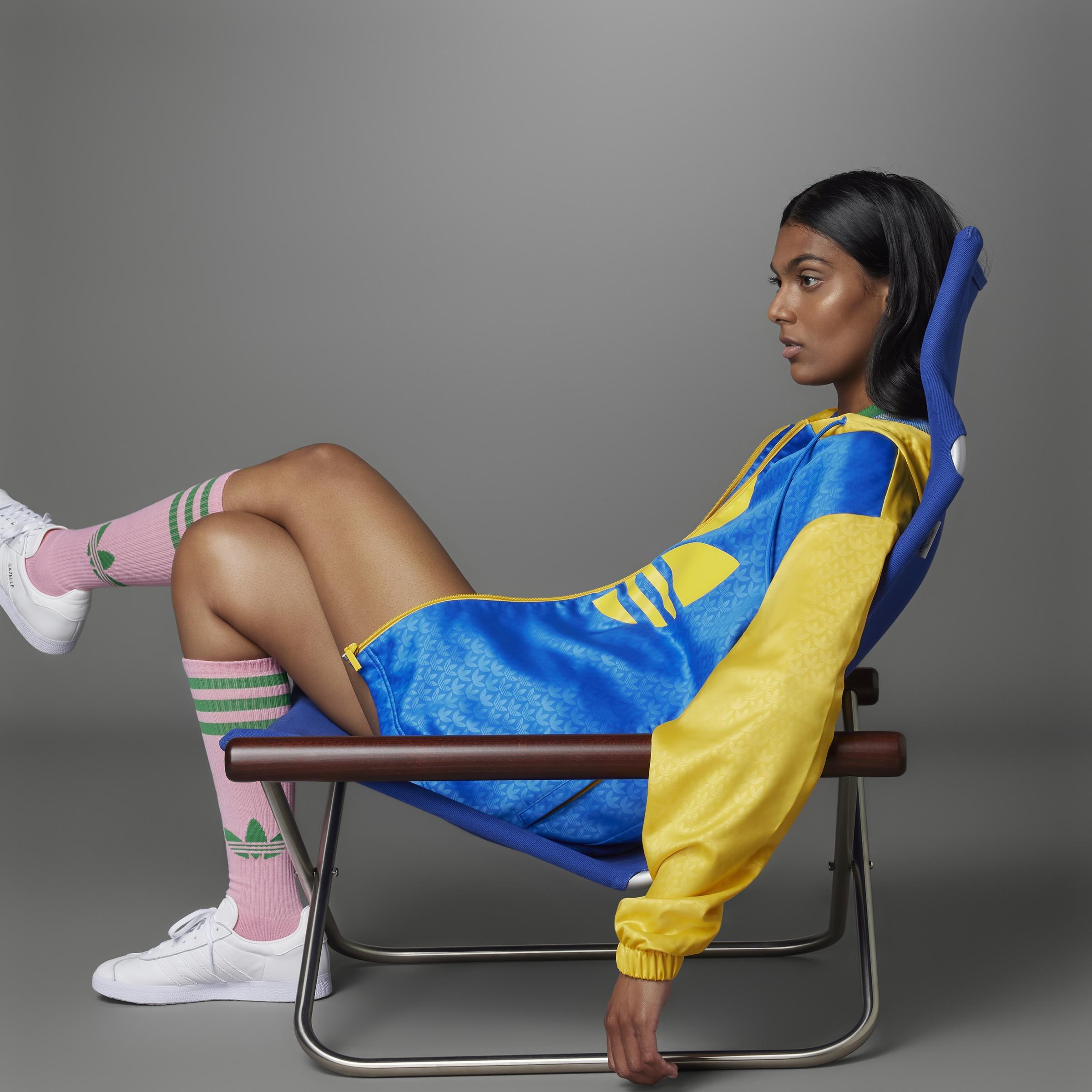 Adicolor 70S Colorblock Windbreaker, Blue, A901_ONE, large image number 2