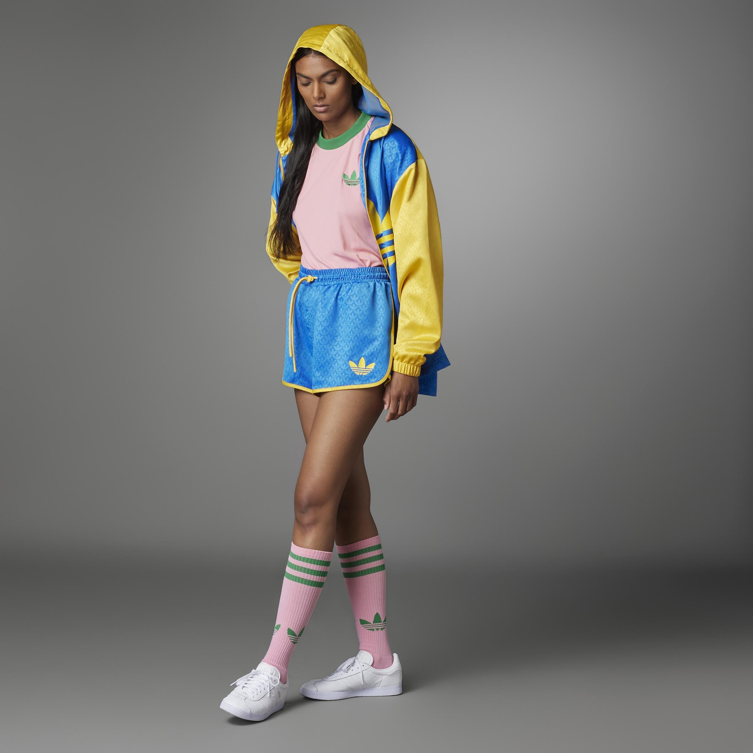 Adicolor 70S Colorblock Windbreaker, Blue, A901_ONE, large image number 4