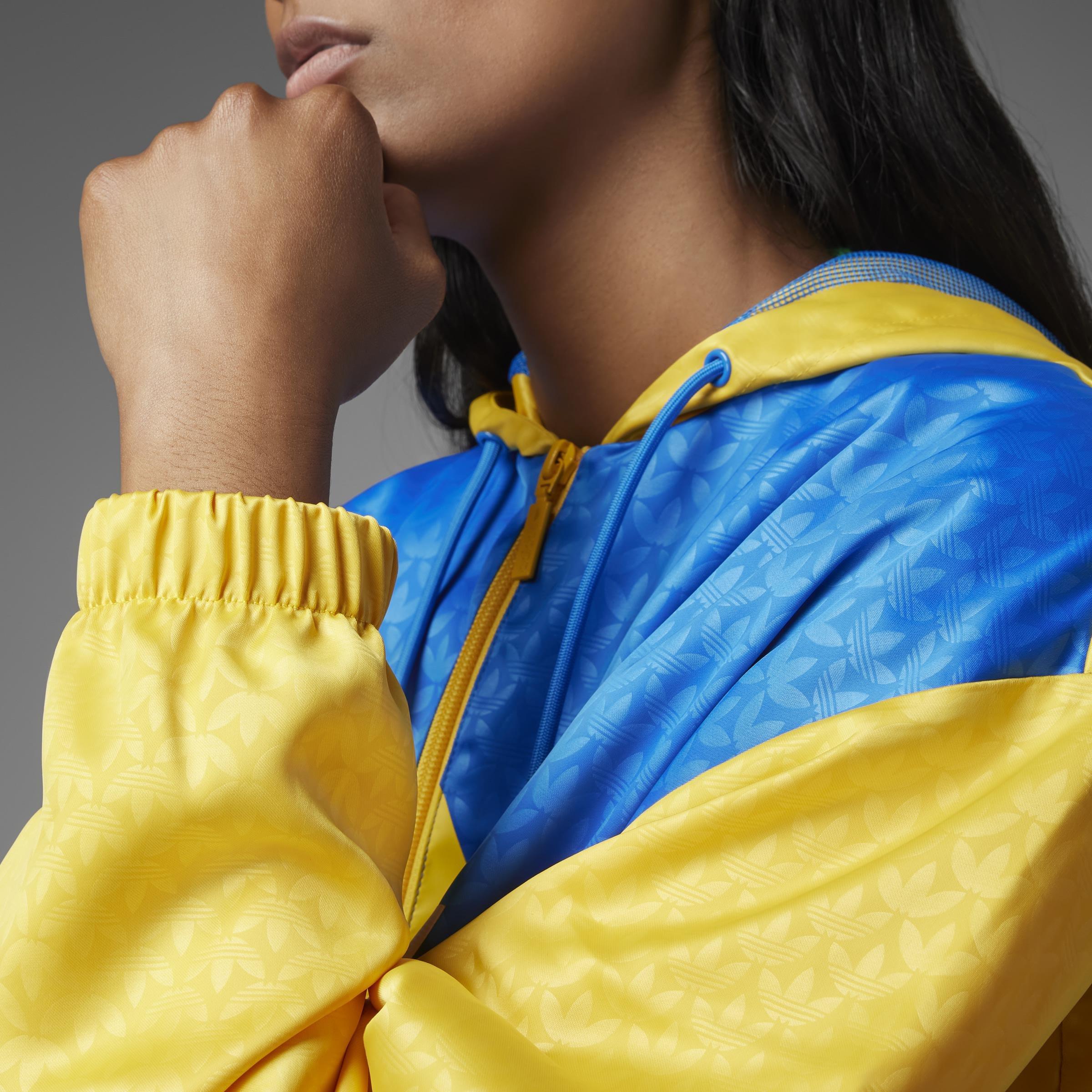 Adicolor 70S Colorblock Windbreaker, Blue, A901_ONE, large image number 8