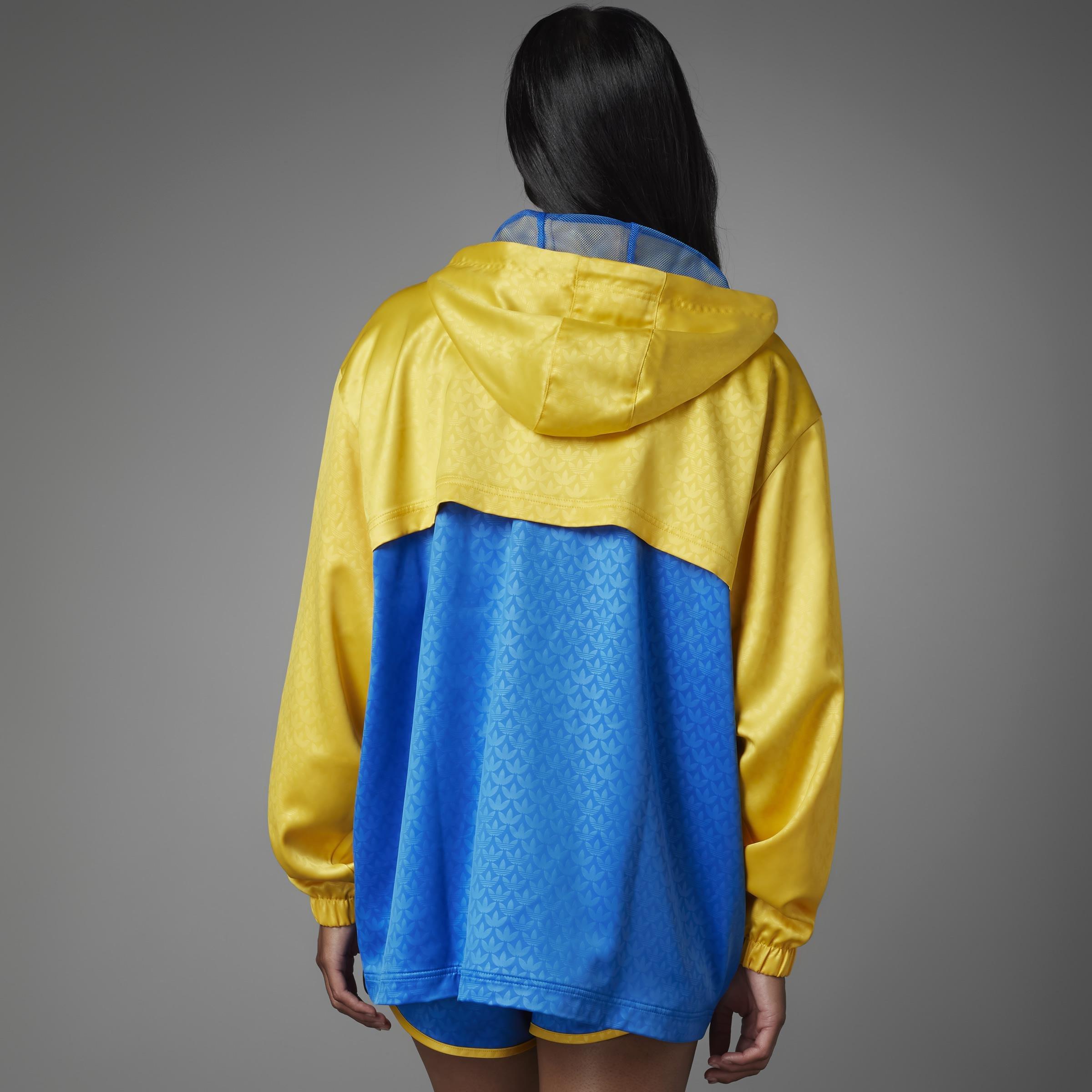 Adicolor 70S Colorblock Windbreaker, Blue, A901_ONE, large image number 10