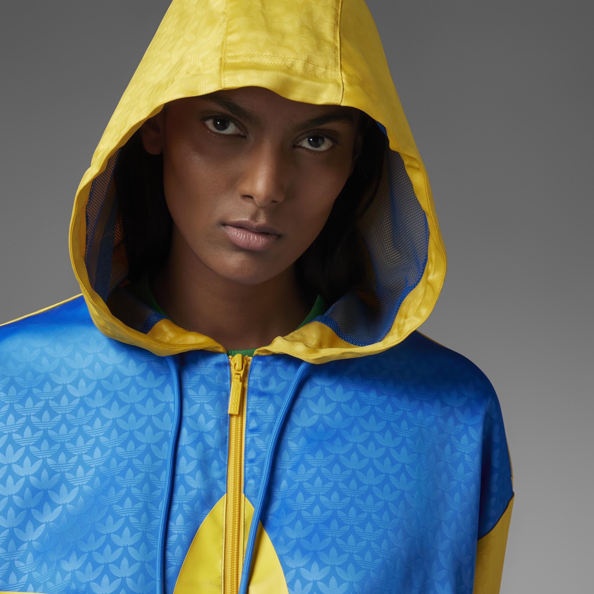 Adicolor 70S Colorblock Windbreaker, Blue, A901_ONE, large image number 12