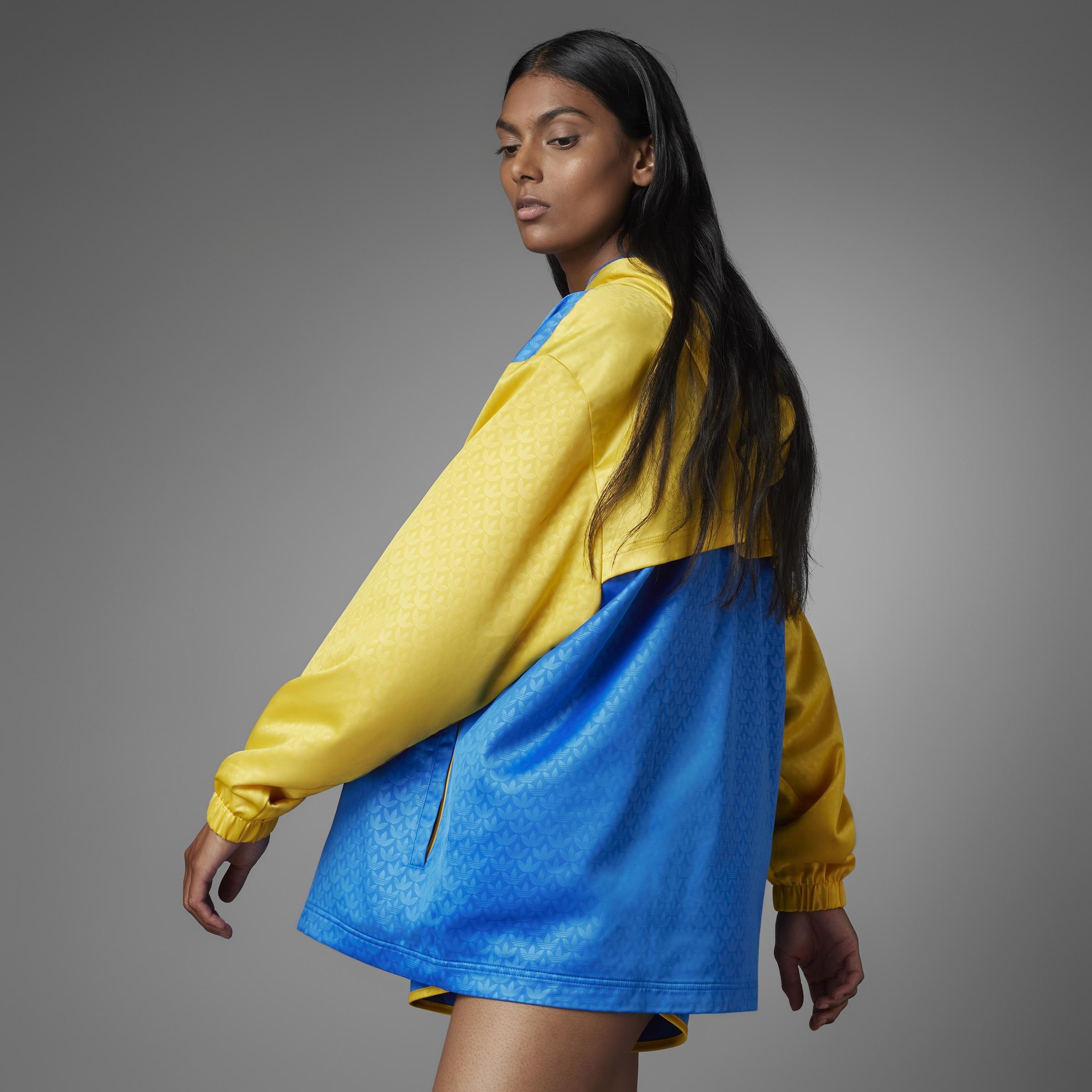 Adicolor 70S Colorblock Windbreaker, Blue, A901_ONE, large image number 13