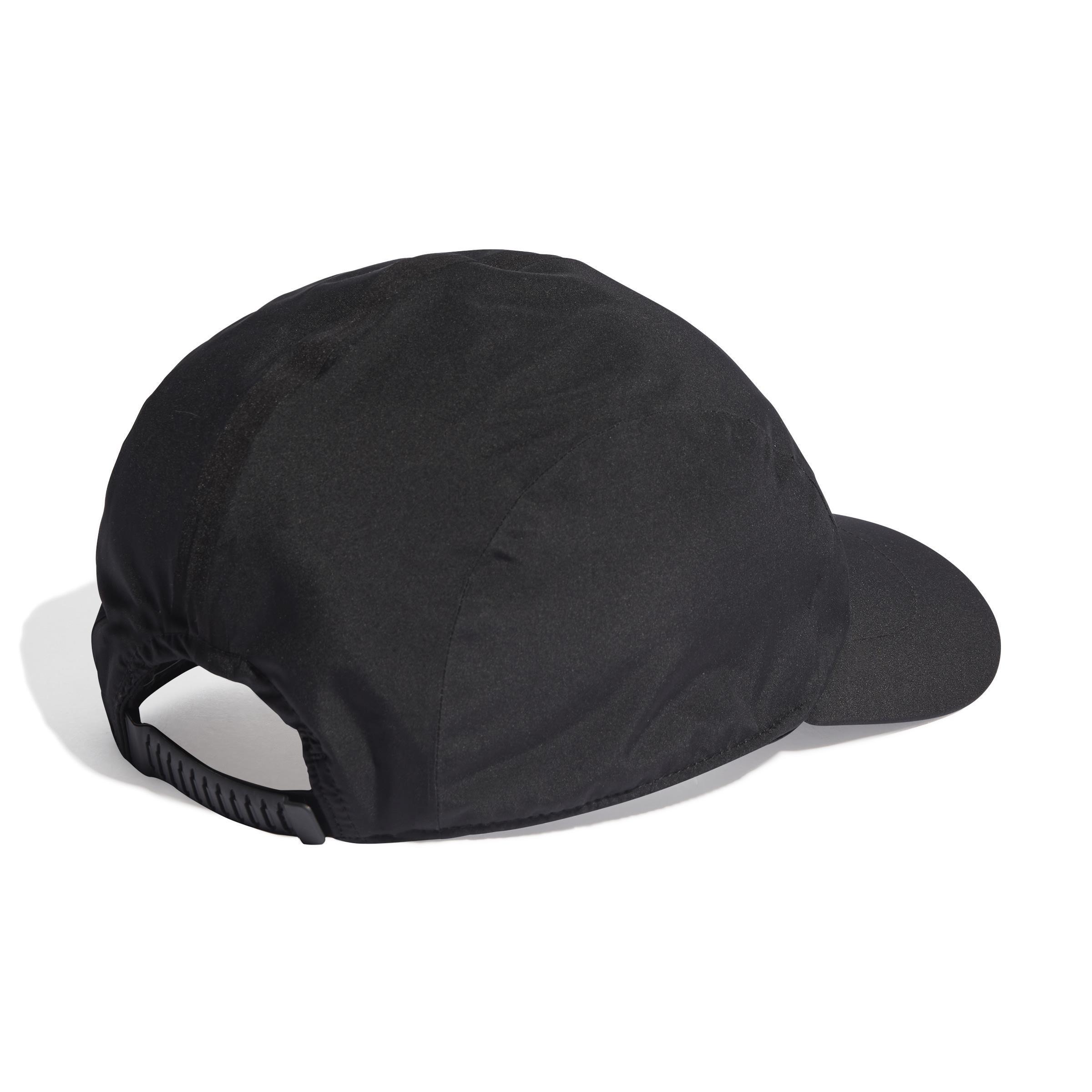 Unisex RAIN.RDY Tech 3-Panel Cap, Black, A901_ONE, medium