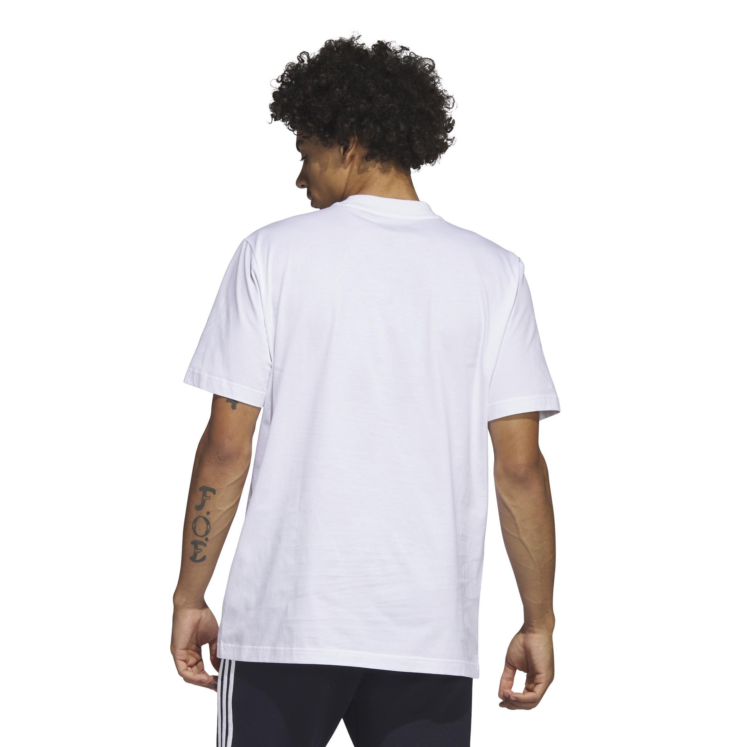 Trae Hc Graphic T-Shirt, White, A901_ONE, large image number 3