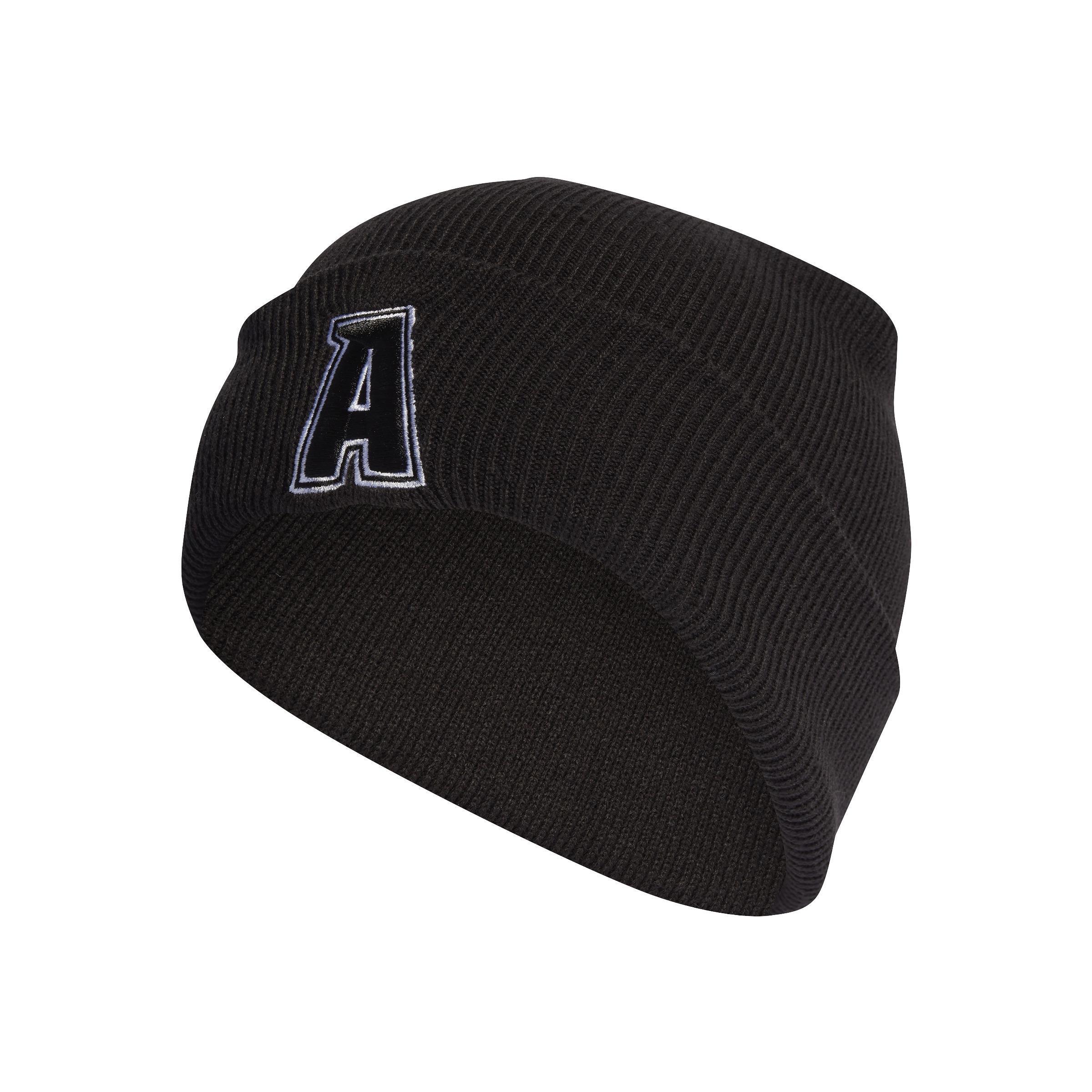 Unisex 2-Color Logo Beanie, Black, A901_ONE, large image number 0