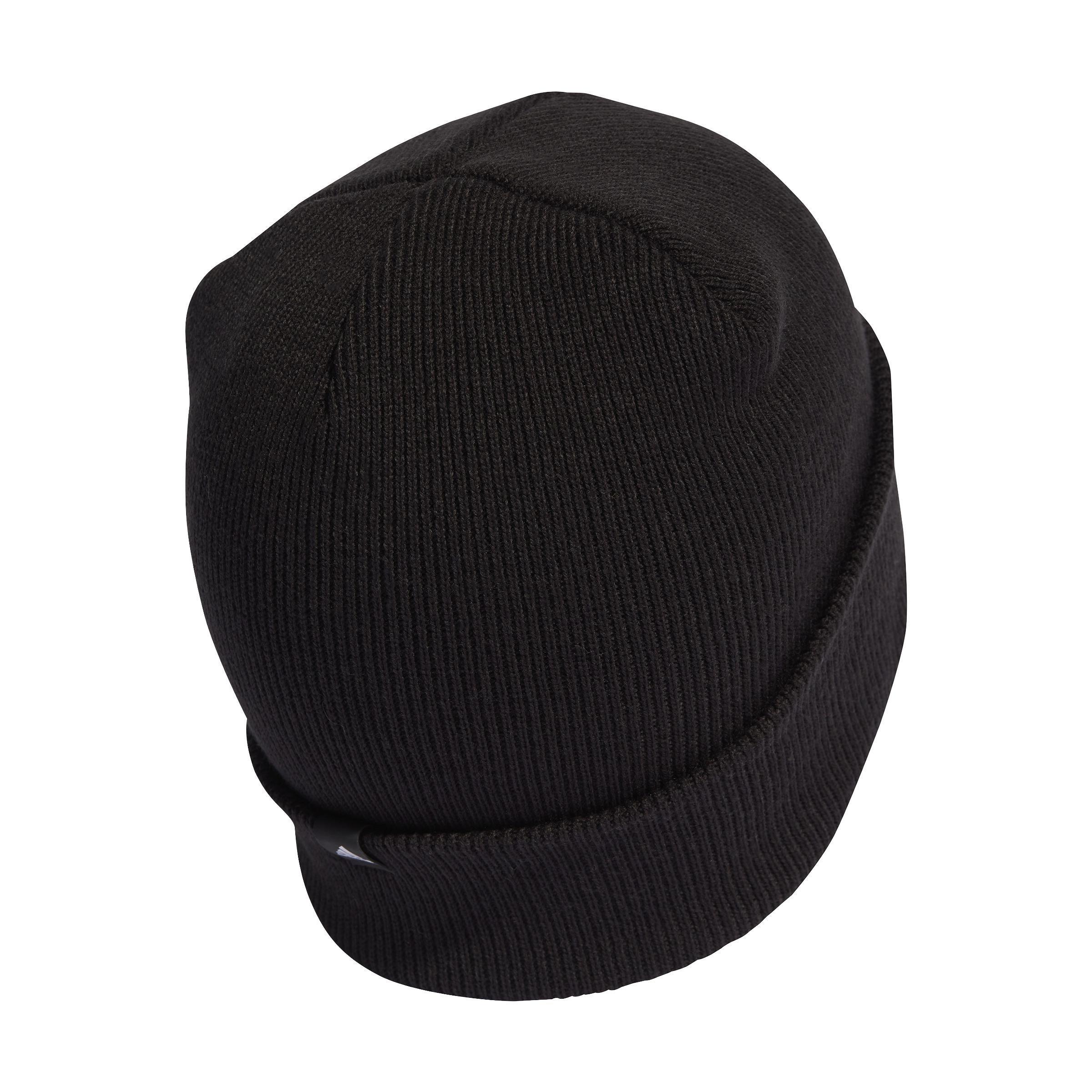 Unisex 2-Color Logo Beanie, Black, A901_ONE, large image number 1