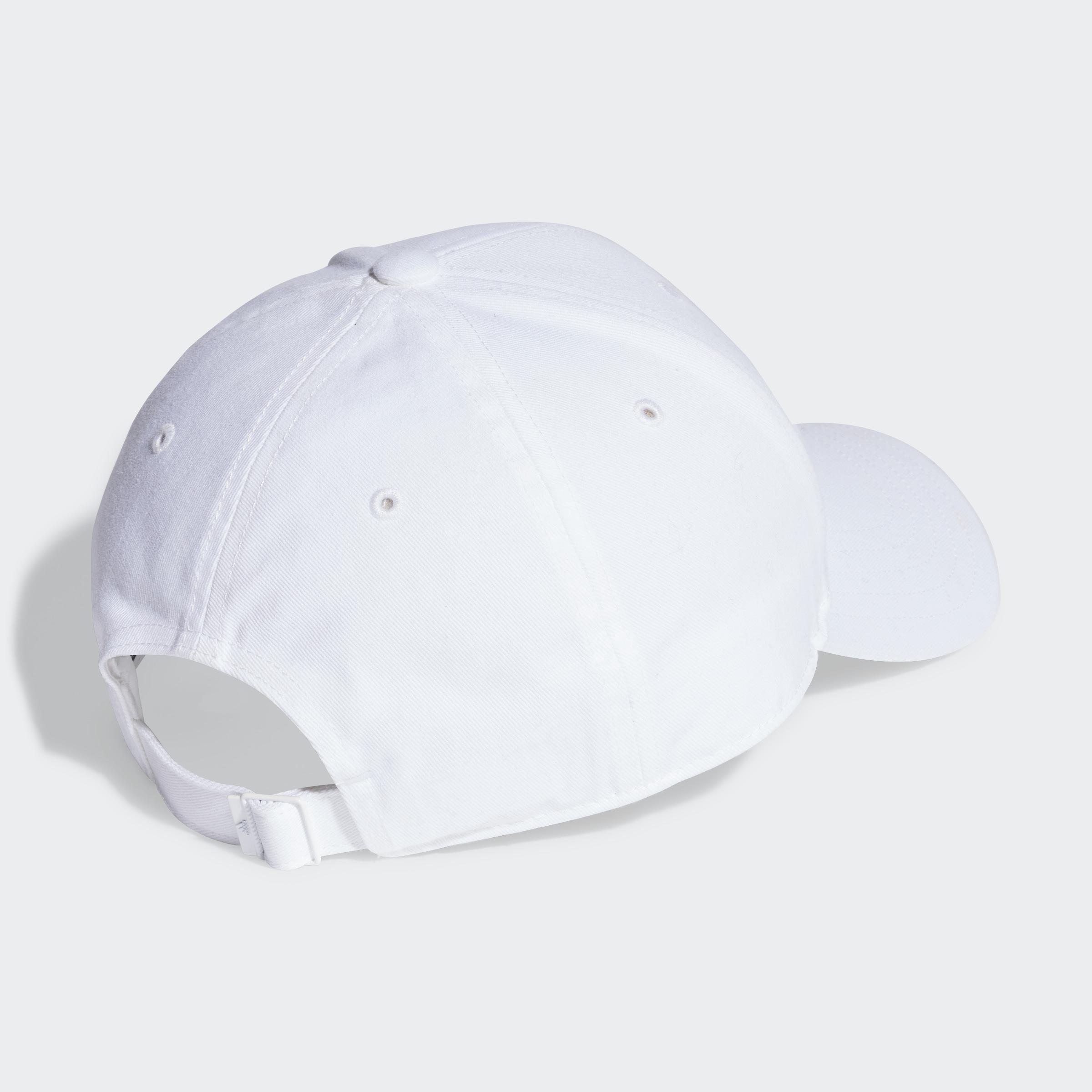 Unisex Cotton Twill Baseball Cap, White