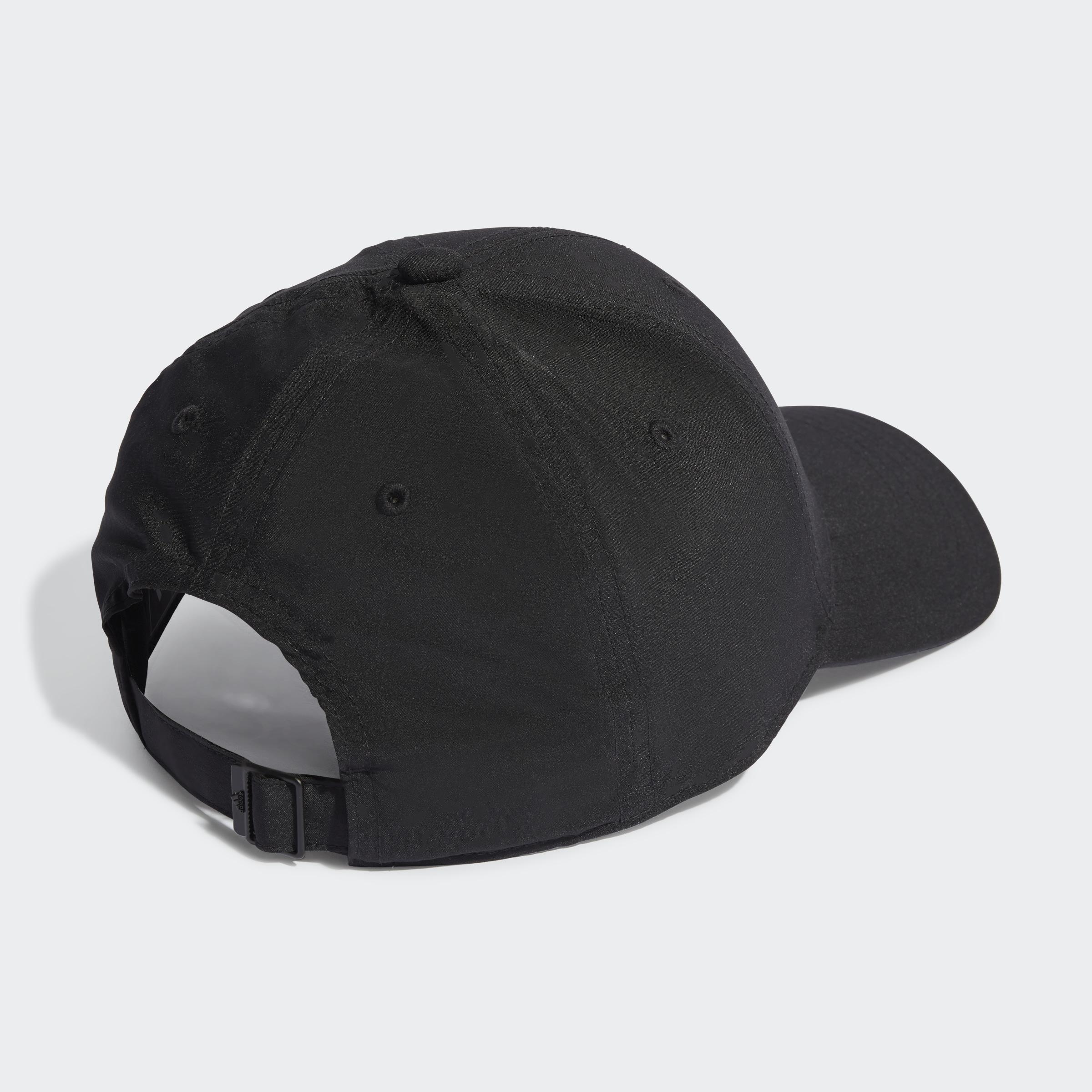 Unisex Embroidered Logo Lightweight Baseball Cap, Black, A901_ONE, large image number 3