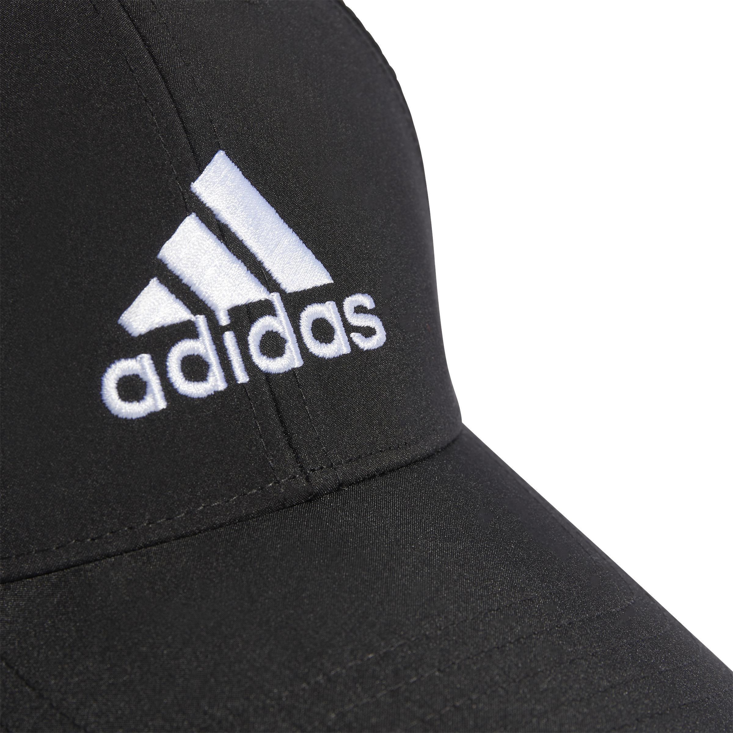 Unisex Embroidered Logo Lightweight Baseball Cap, Black, A901_ONE, large image number 4