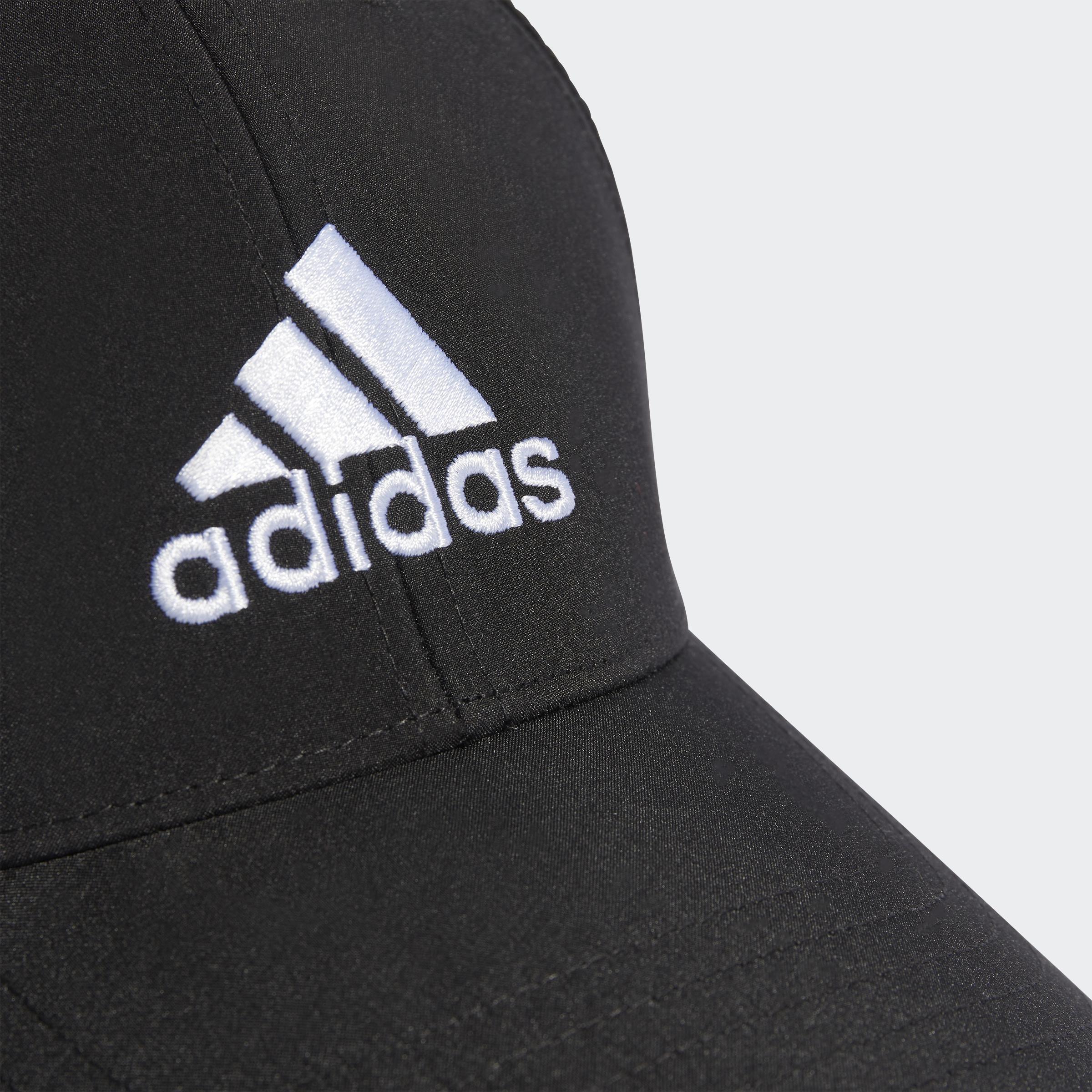 Unisex Embroidered Logo Lightweight Baseball Cap, Black, A901_ONE, large image number 6