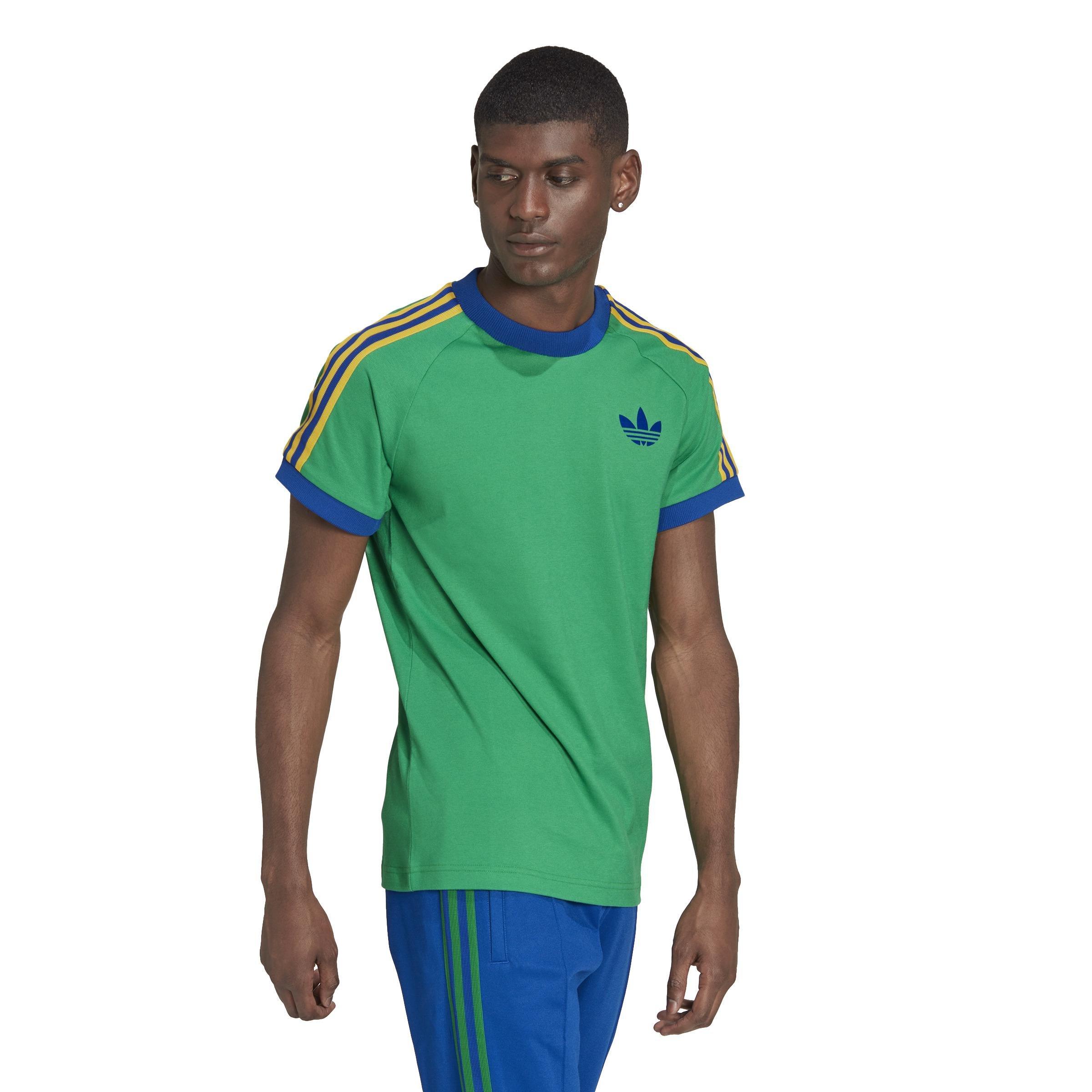 Adicolor 70S Vintage Cali T-Shirt, Green, A901_ONE, large image number 7