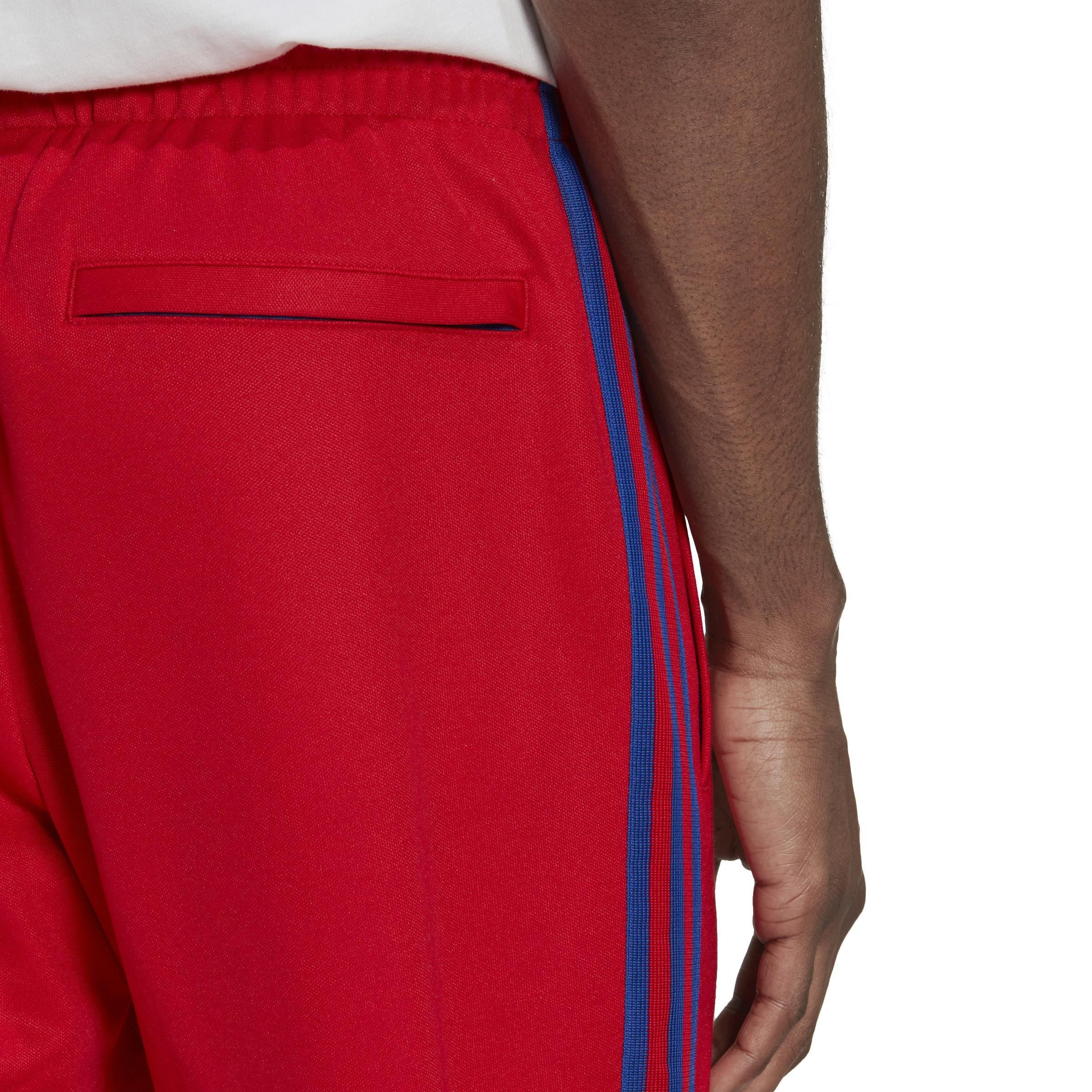 Adicolor 70S Striped Tracksuit Bottoms, Red, A901_ONE, large image number 5