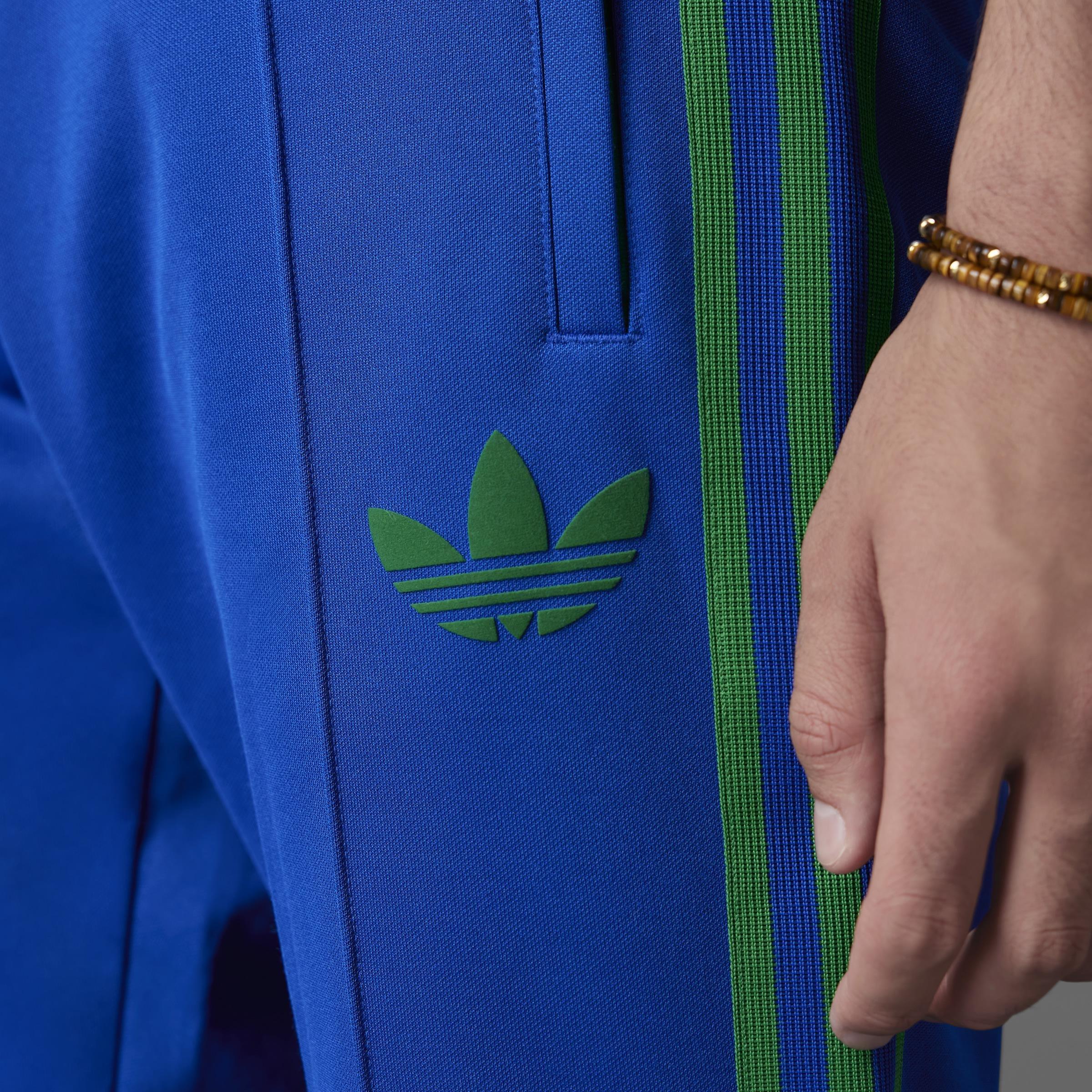 Adicolor 70S Striped Tracksuit Bottoms, Blue, A901_ONE, large image number 5