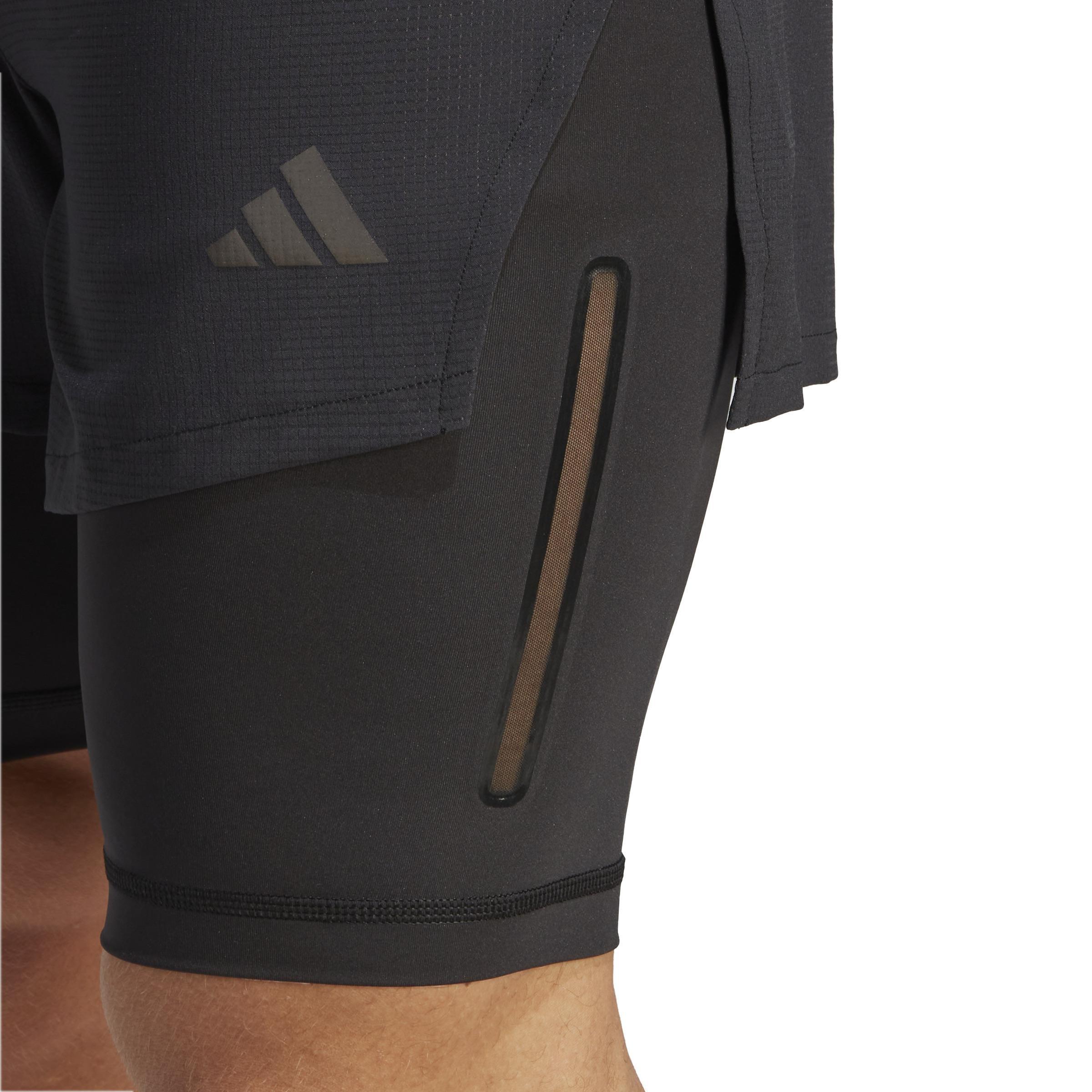 Heat.Rdy Hiit Elevated Training 2-In-1 Shorts, Black, A901_ONE, large image number 4