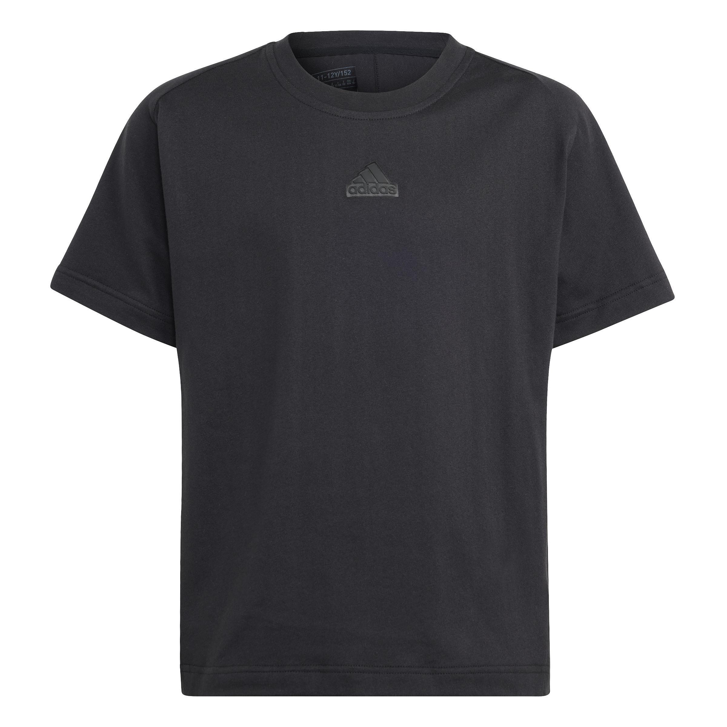 Unisex Kids adidas Z.N.E. T-Shirt, Black, A901_ONE, large image number 0