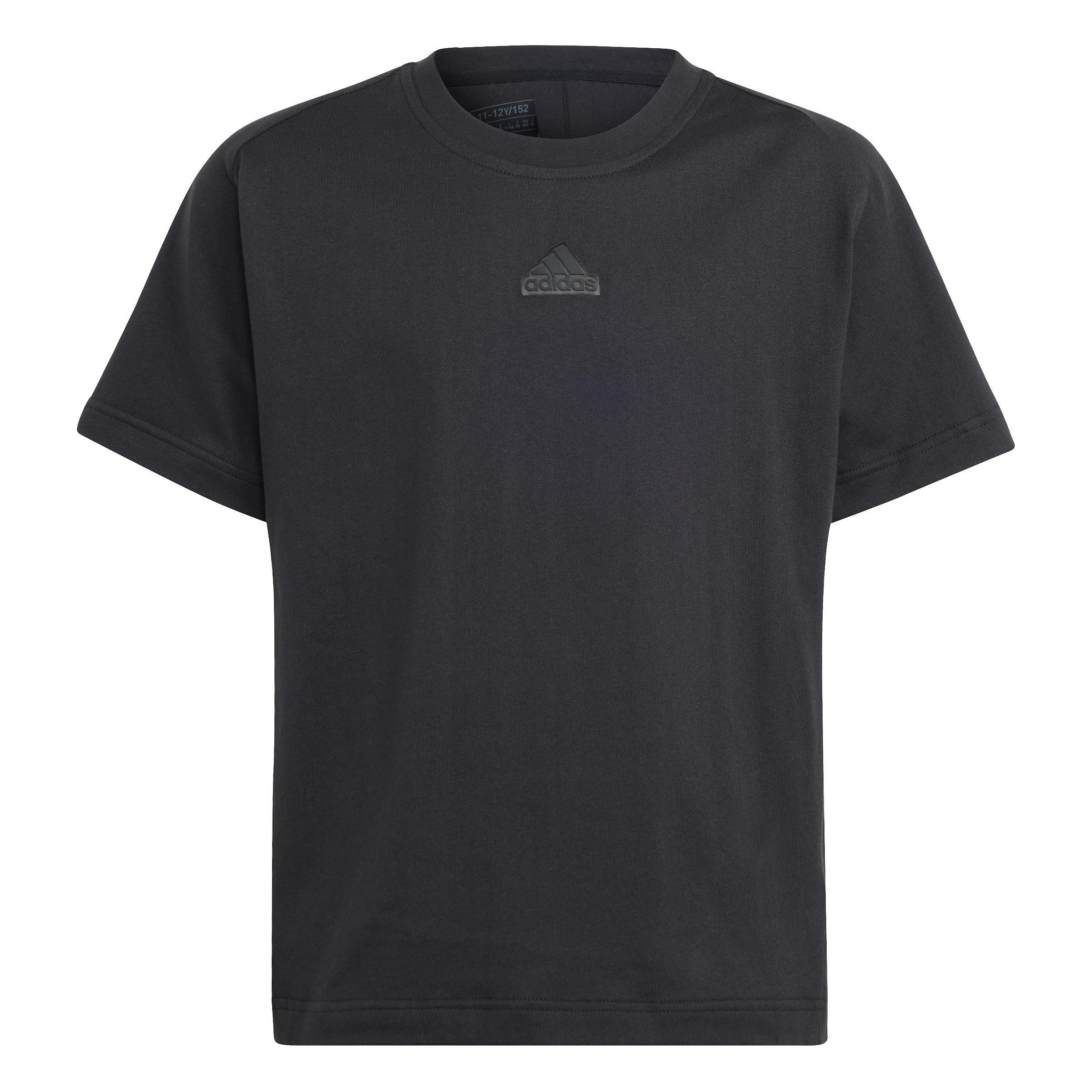 Unisex Kids adidas Z.N.E. T-Shirt, Black, A901_ONE, large image number 1