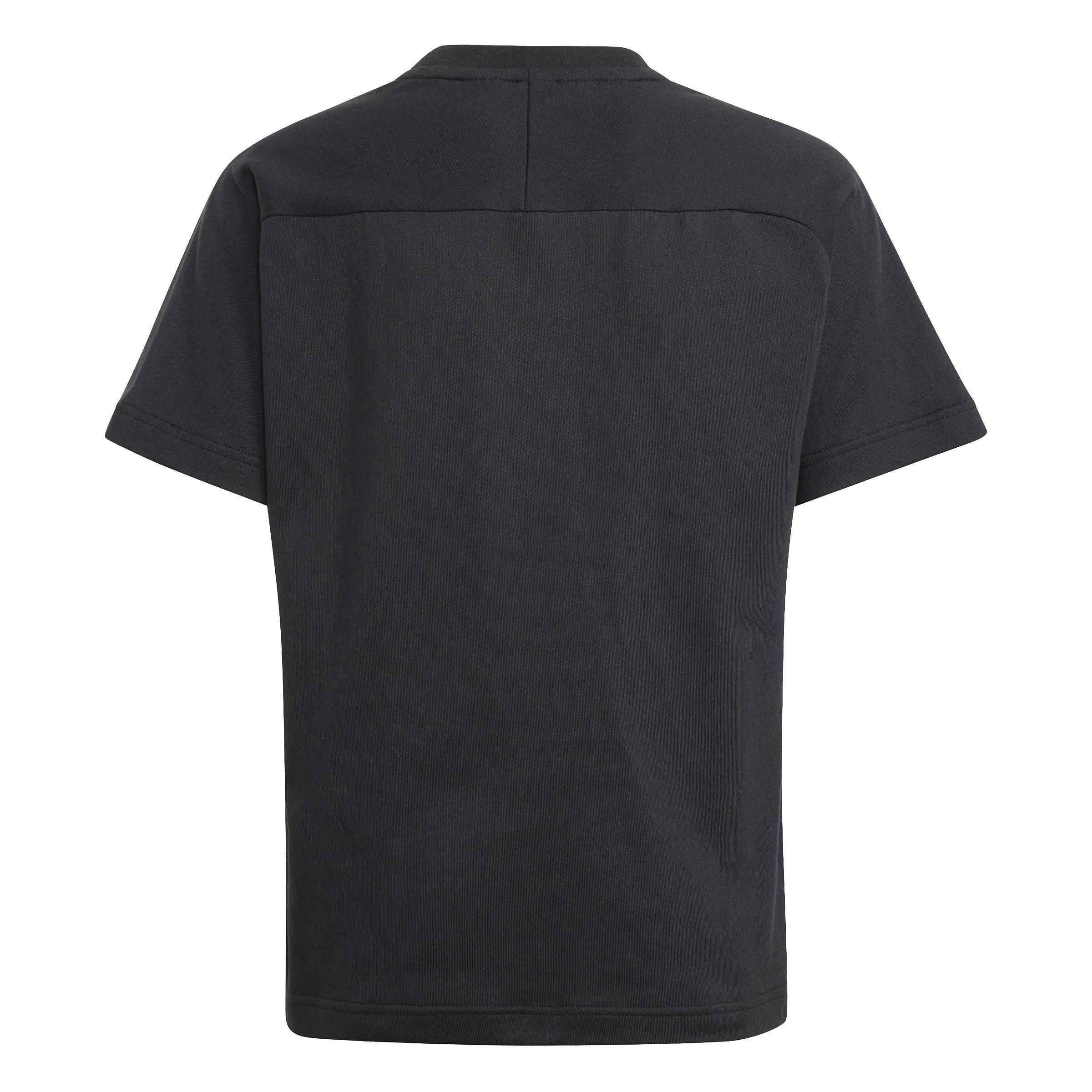 Unisex Kids adidas Z.N.E. T-Shirt, Black, A901_ONE, large image number 2
