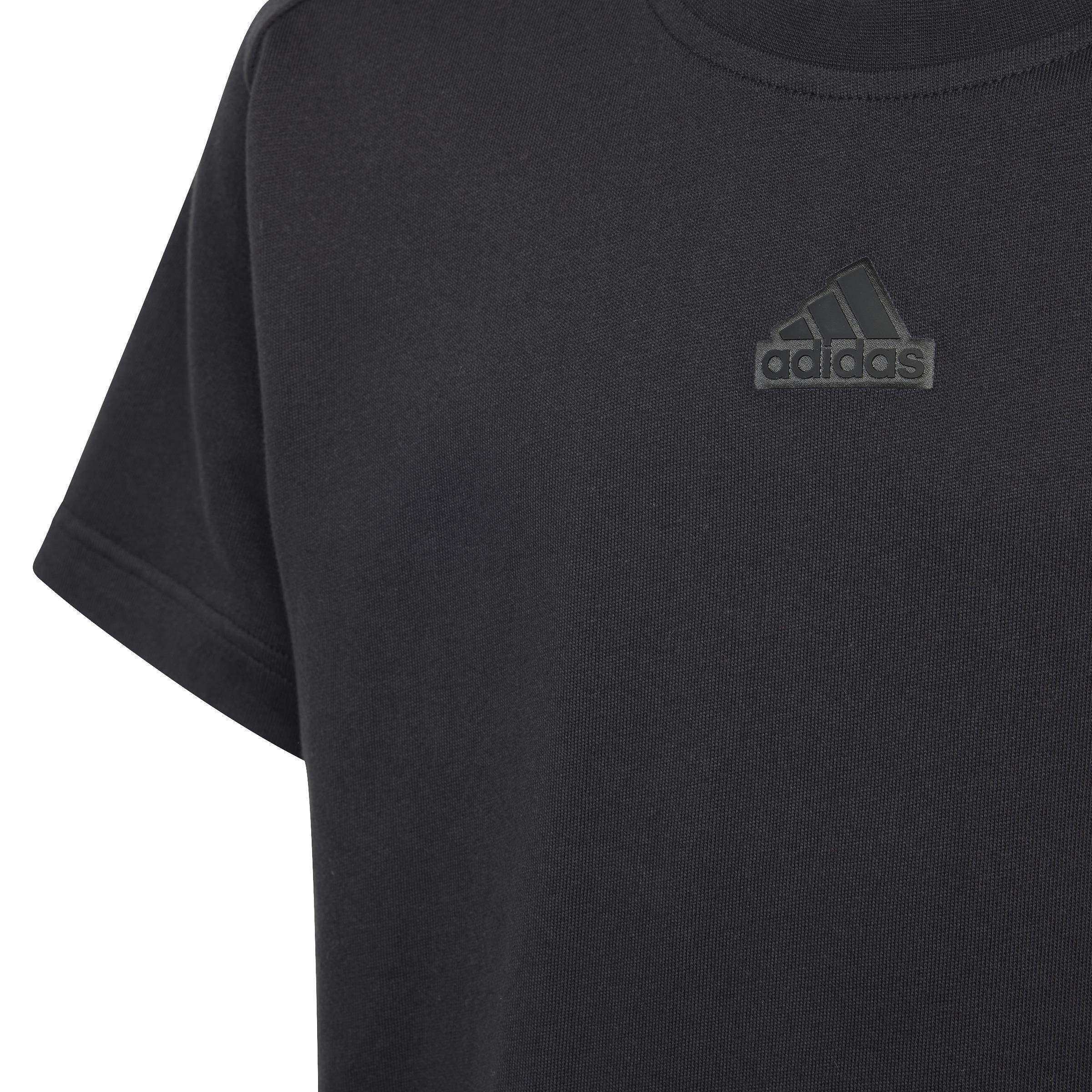 Unisex Kids adidas Z.N.E. T-Shirt, Black, A901_ONE, large image number 3