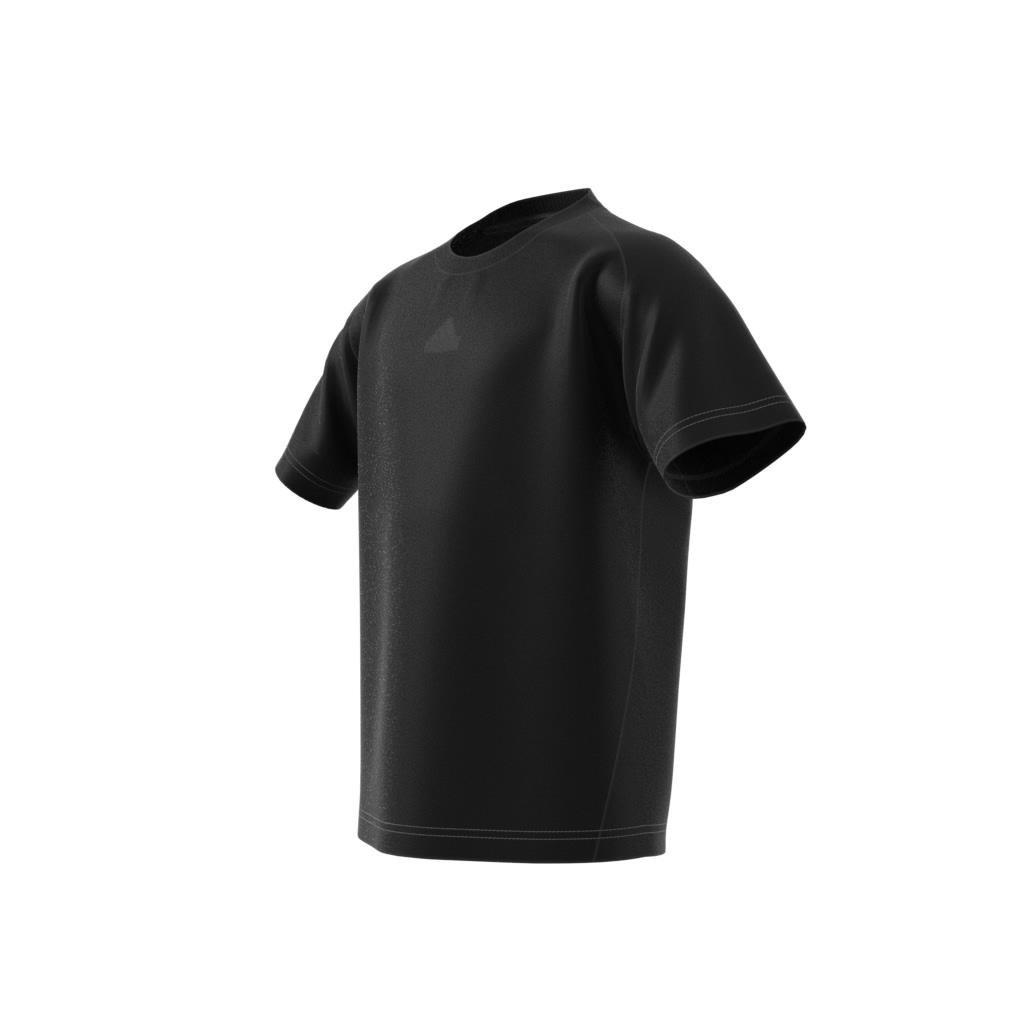 Unisex Kids adidas Z.N.E. T-Shirt, Black, A901_ONE, large image number 6