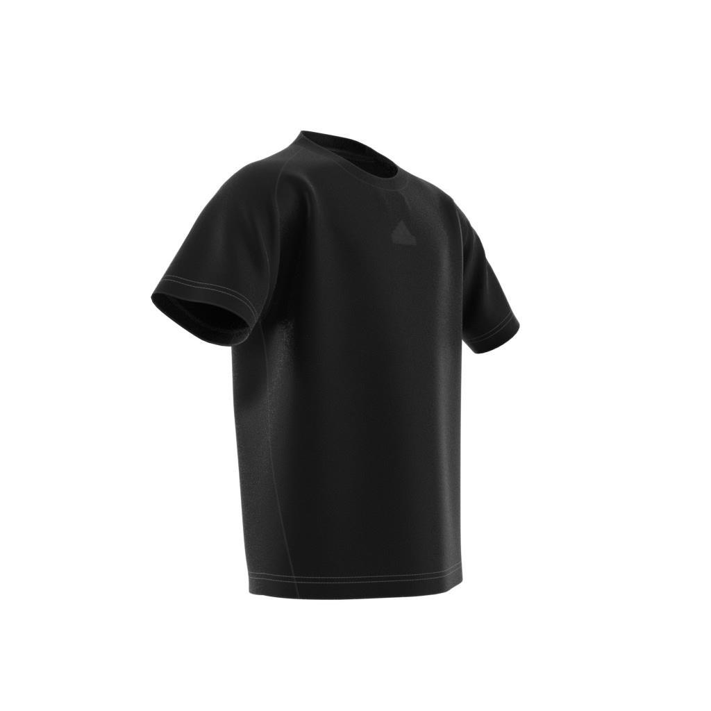 Unisex Kids adidas Z.N.E. T-Shirt, Black, A901_ONE, large image number 10