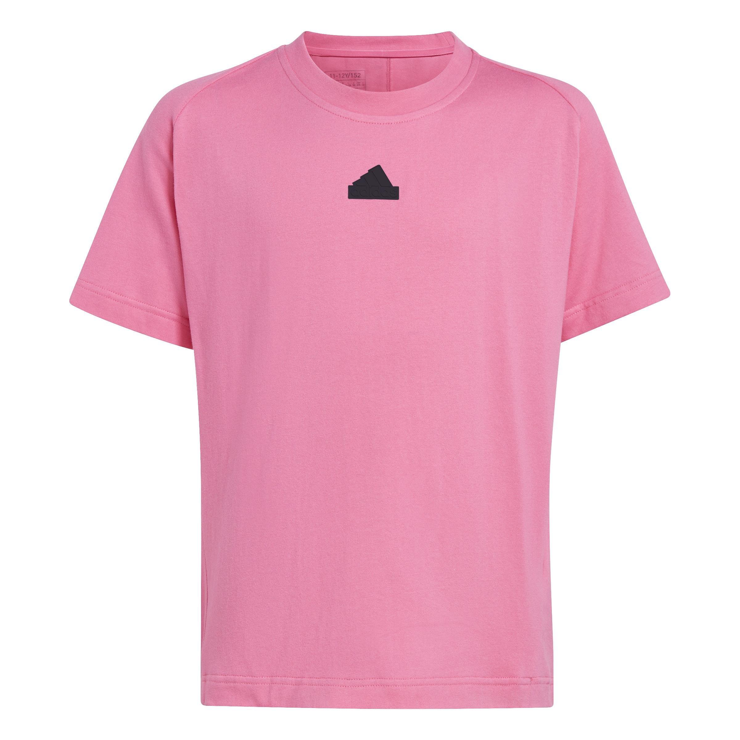 Unisex Kids Z.N.E. T-Shirt, Pink, A901_ONE, large image number 1