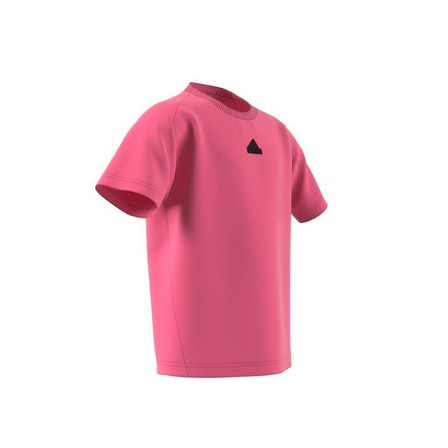 Kids Unisex Z.N.E. T-Shirt Kids, Pink, A901_ONE, large image number 8