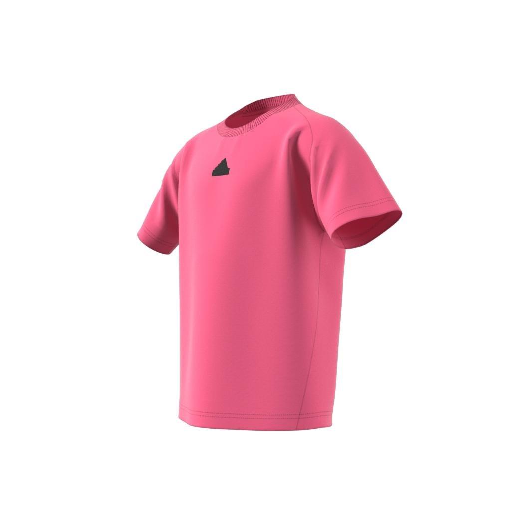 Unisex Kids Z.N.E. T-Shirt, Pink, A901_ONE, large image number 12