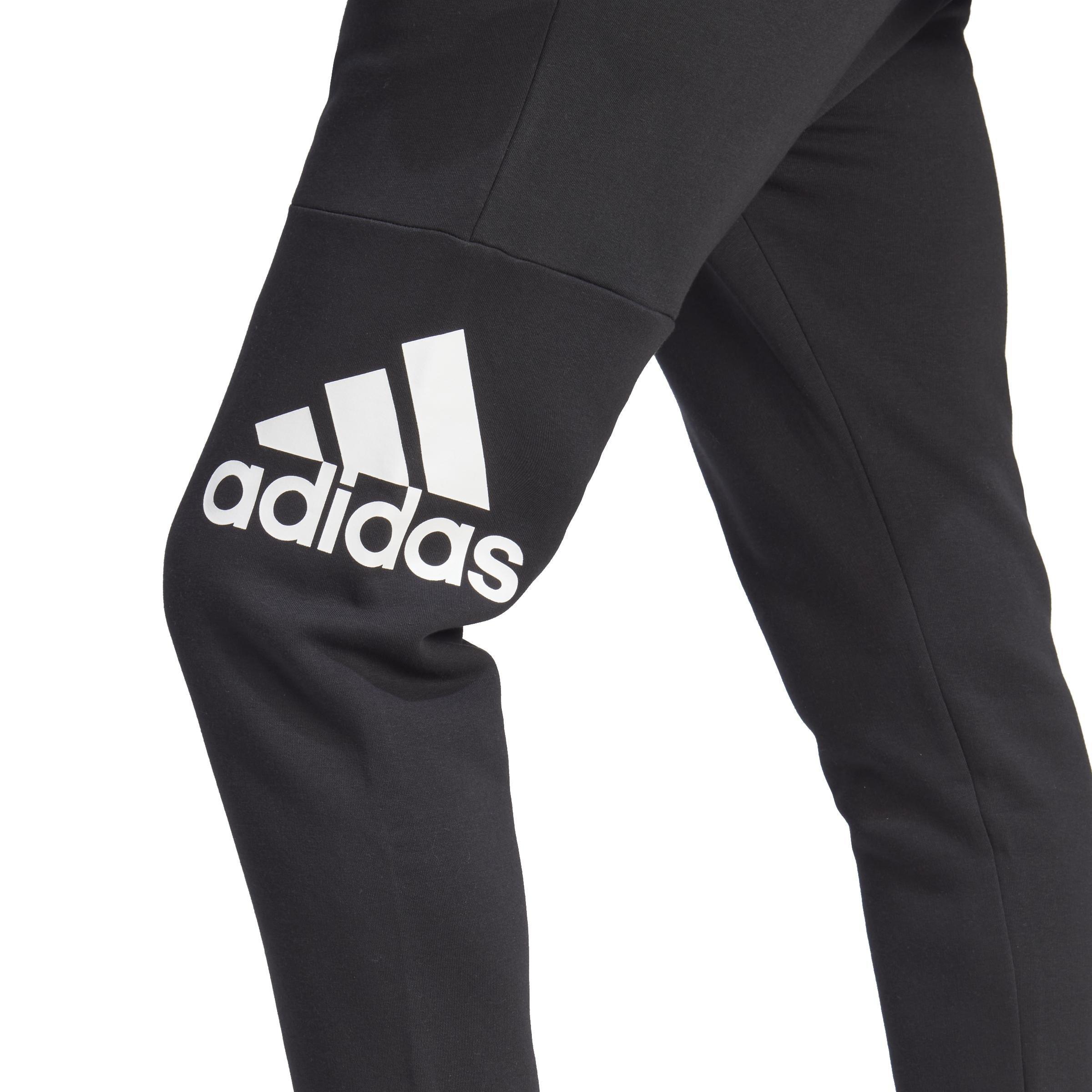 Essentials Fleece Tapered Cuff Big Logo Joggers, Black, , large image number 5