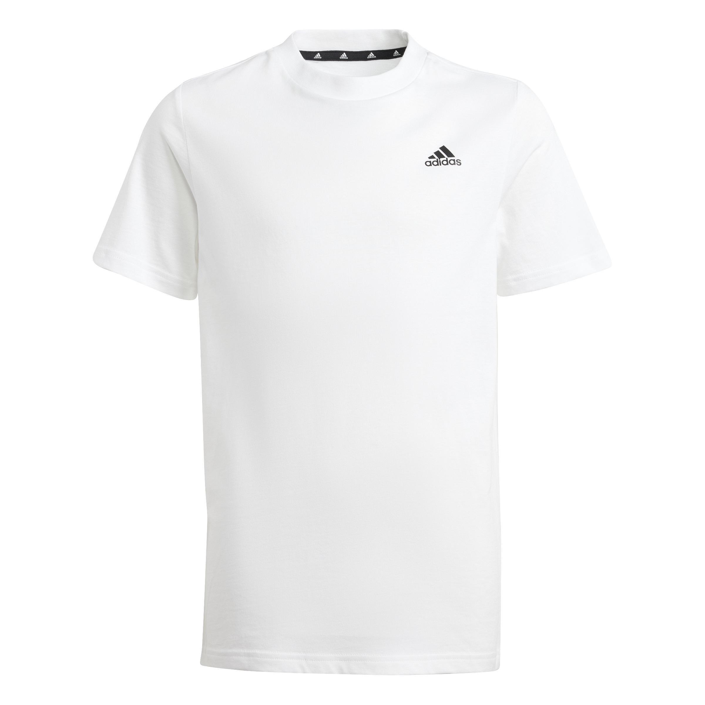 Unisex Kids Essentials Small Logo Cotton T-Shirt, White, , large image number 0