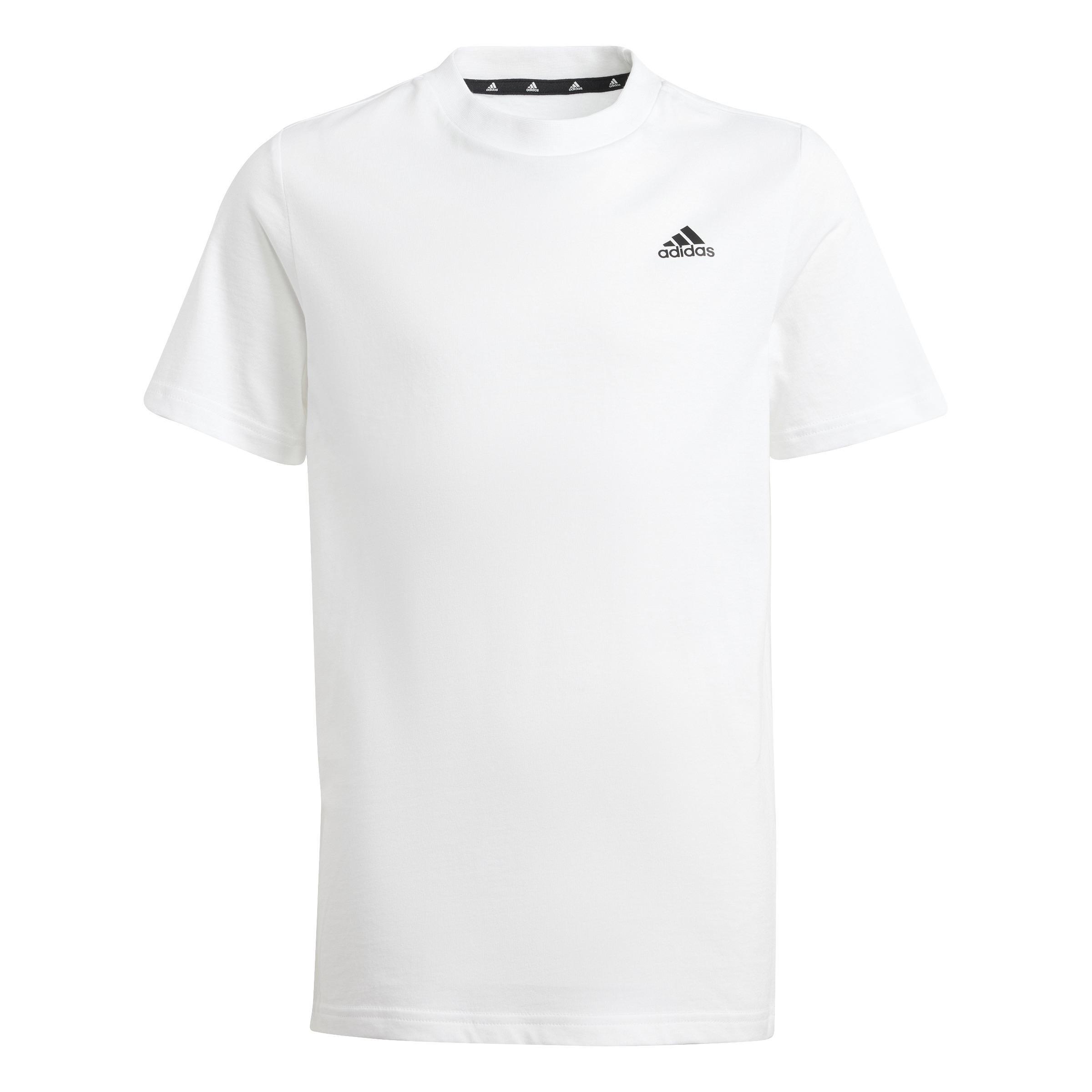 Unisex Kids Essentials Small Logo Cotton T-Shirt, White, , large image number 1