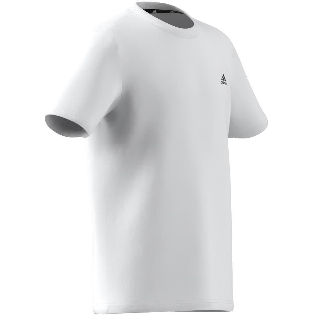 Unisex Kids Essentials Small Logo Cotton T-Shirt, White, , large image number 7