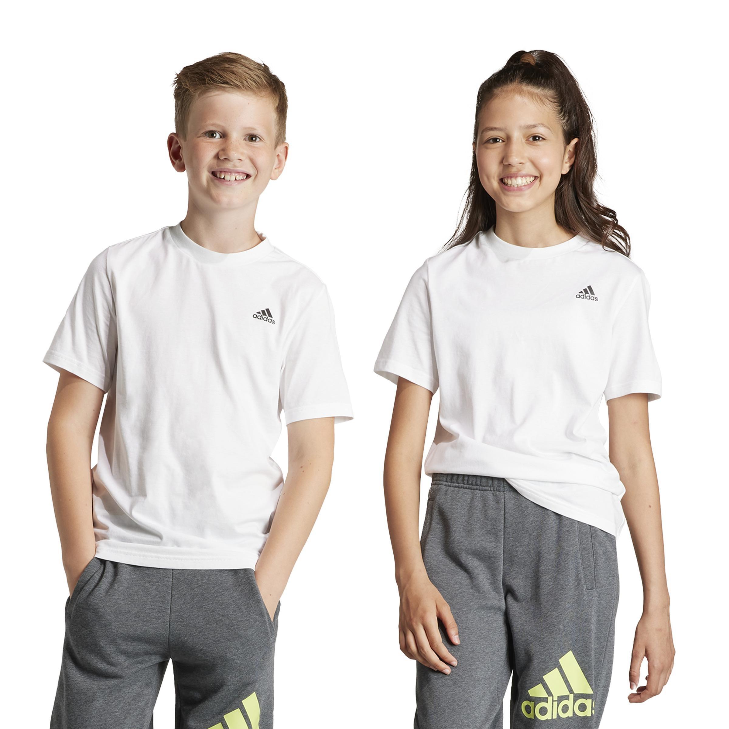 Unisex Kids Essentials Small Logo Cotton T-Shirt, White, , large image number 12