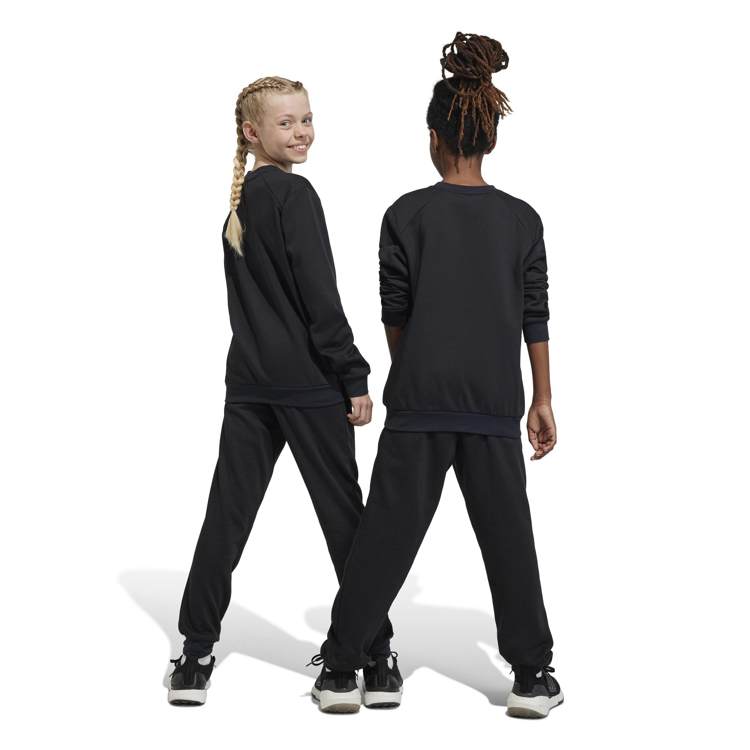 Unisex Kids Essentials Big Logo Fleece Jogger Set, Black, A901_ONE, large image number 1
