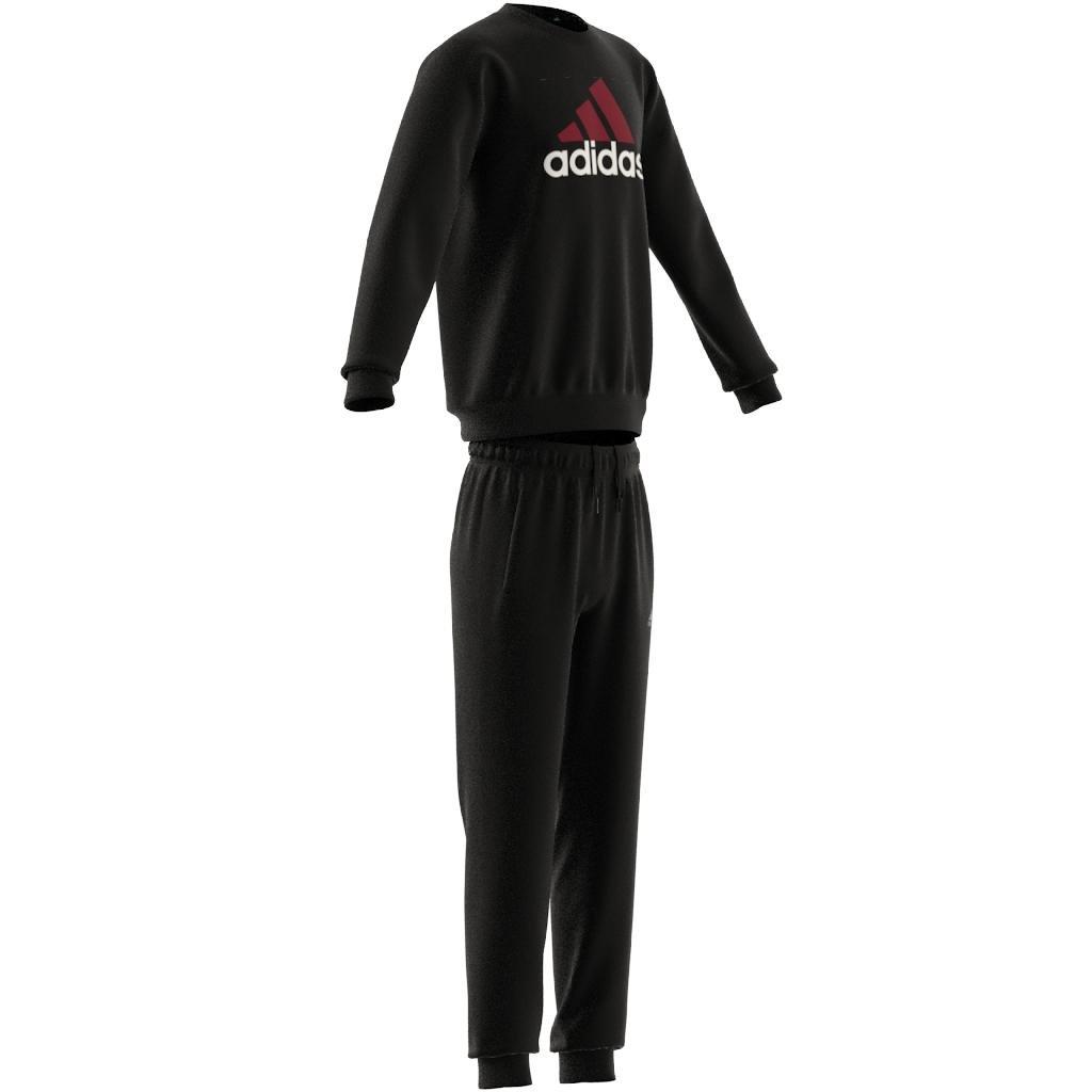 Unisex Kids Essentials Big Logo Fleece Jogger Set, Black, A901_ONE, large image number 8