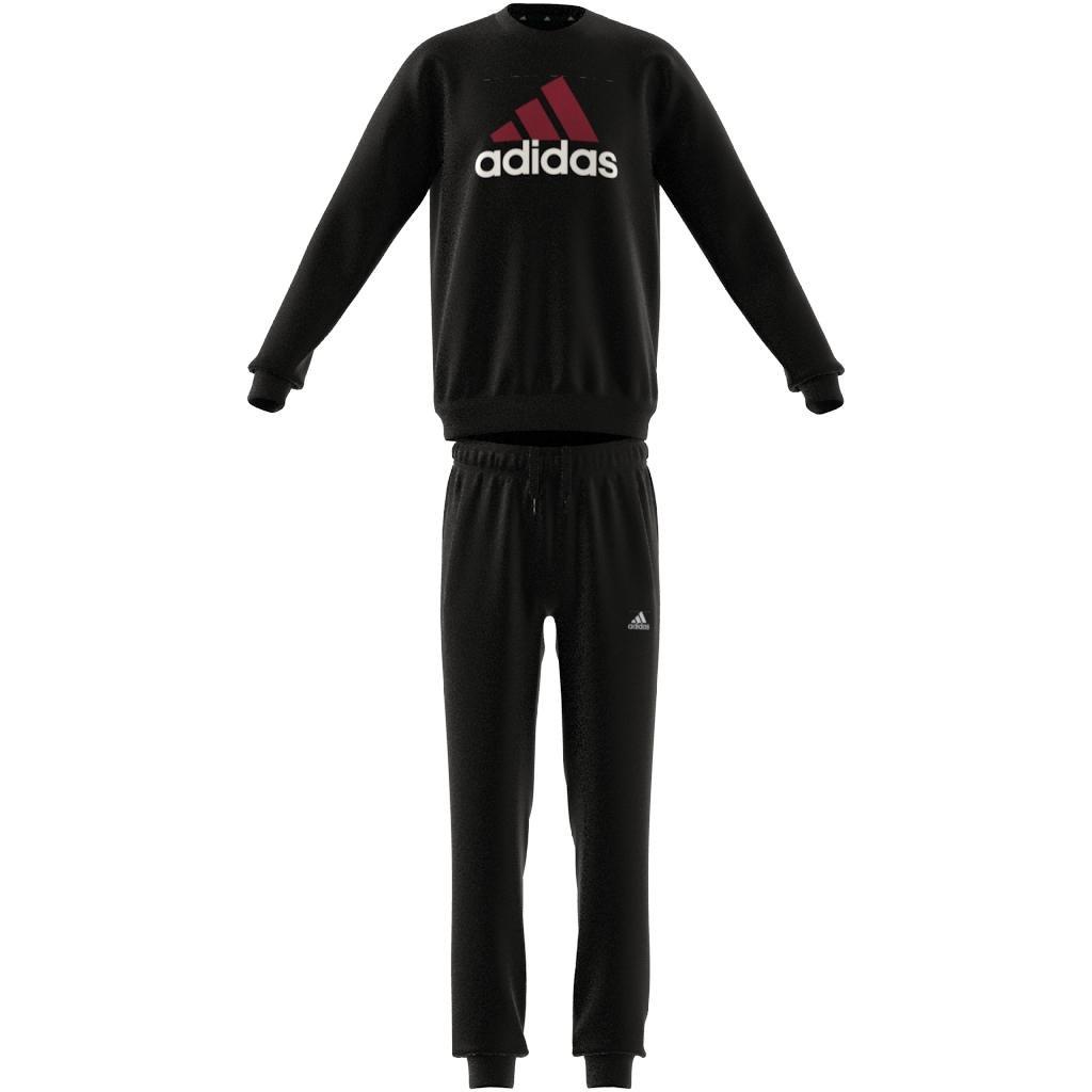 Unisex Kids Essentials Big Logo Fleece Jogger Set, Black, A901_ONE, large image number 10