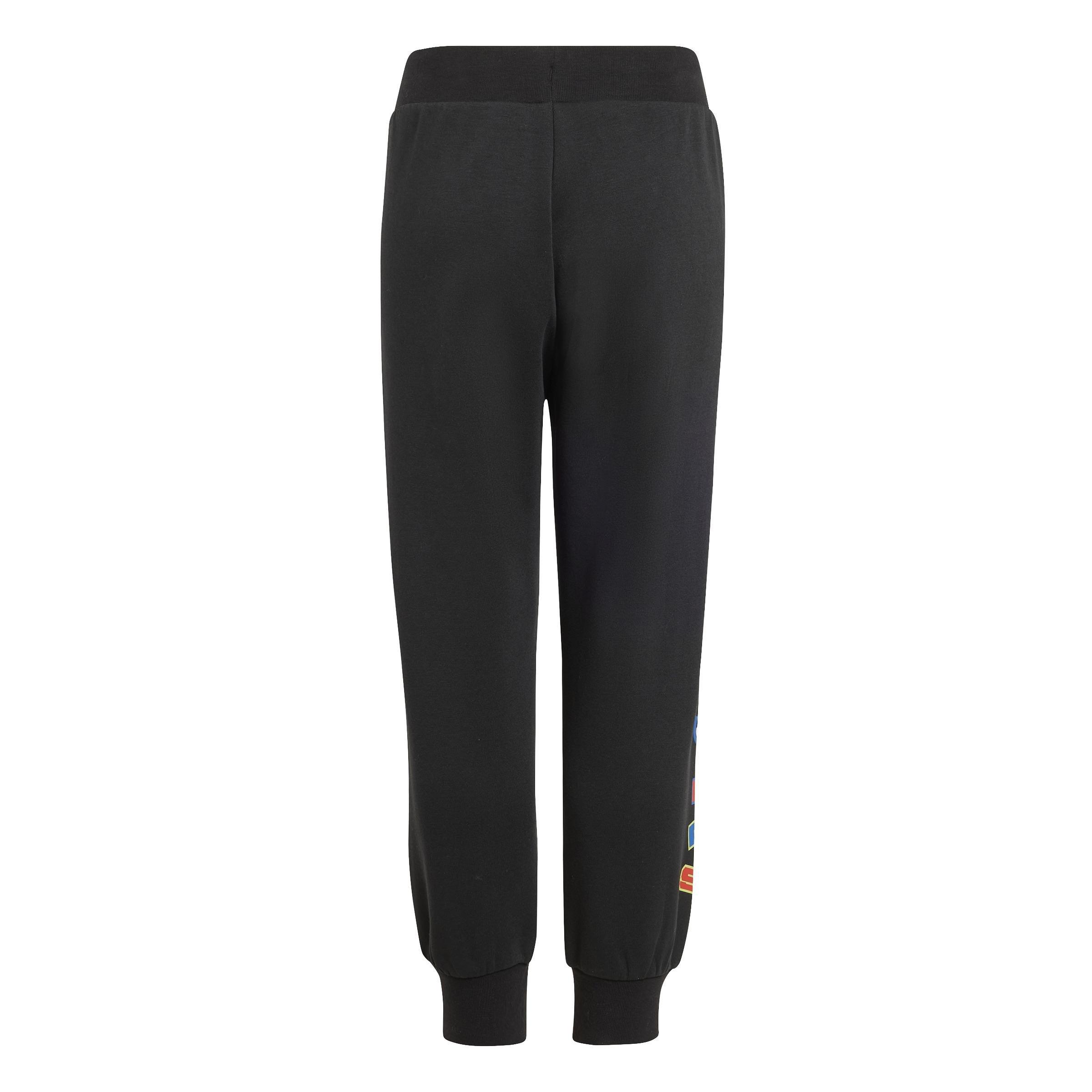 Unisex Kids Disney Mickey Mouse Tracksuit Bottoms, Black, A901_ONE, large image number 2