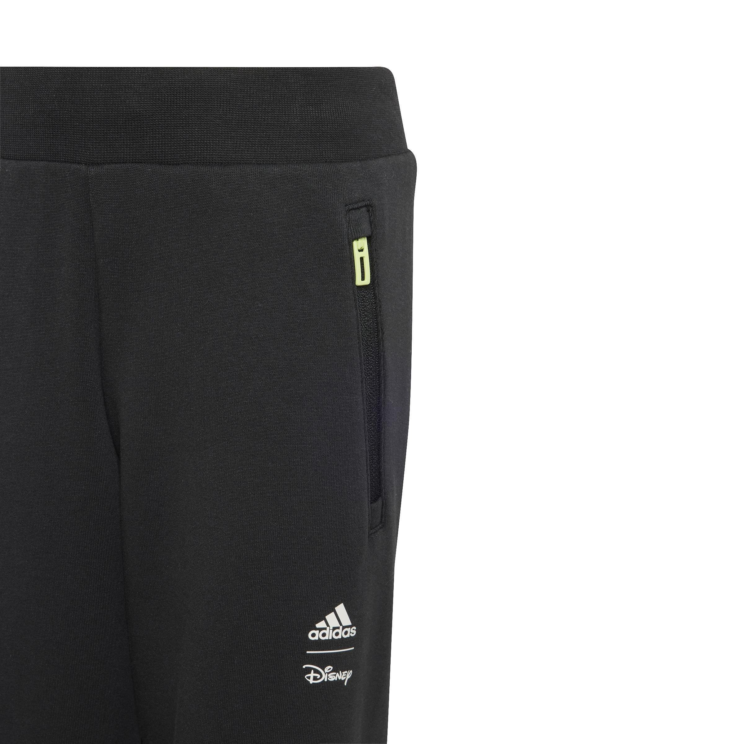 Unisex Kids Disney Mickey Mouse Tracksuit Bottoms, Black, A901_ONE, large image number 4