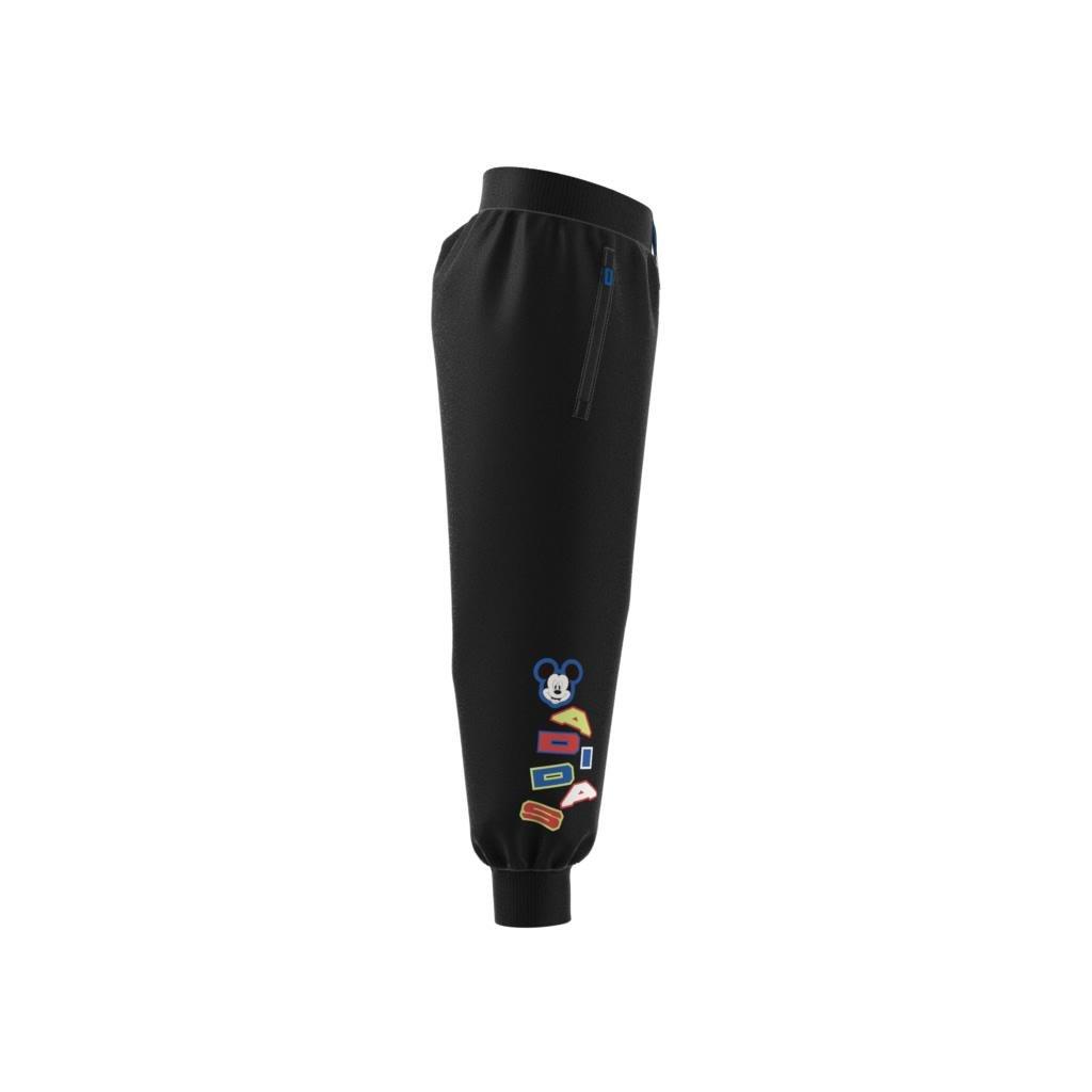 Unisex Kids Disney Mickey Mouse Tracksuit Bottoms, Black, A901_ONE, large image number 9
