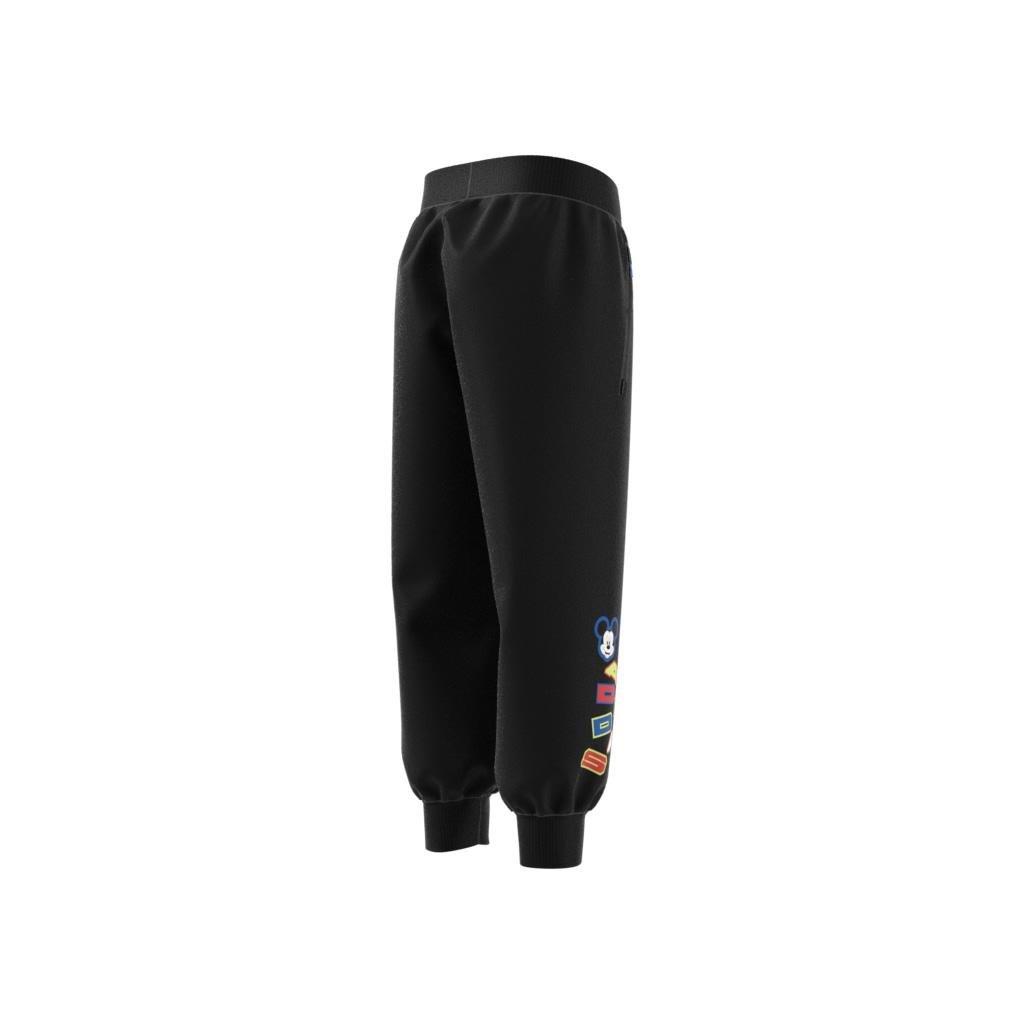 Unisex Disney Mickey Mouse Tracksuit Bottoms, Black, A901_ONE, large image number 10