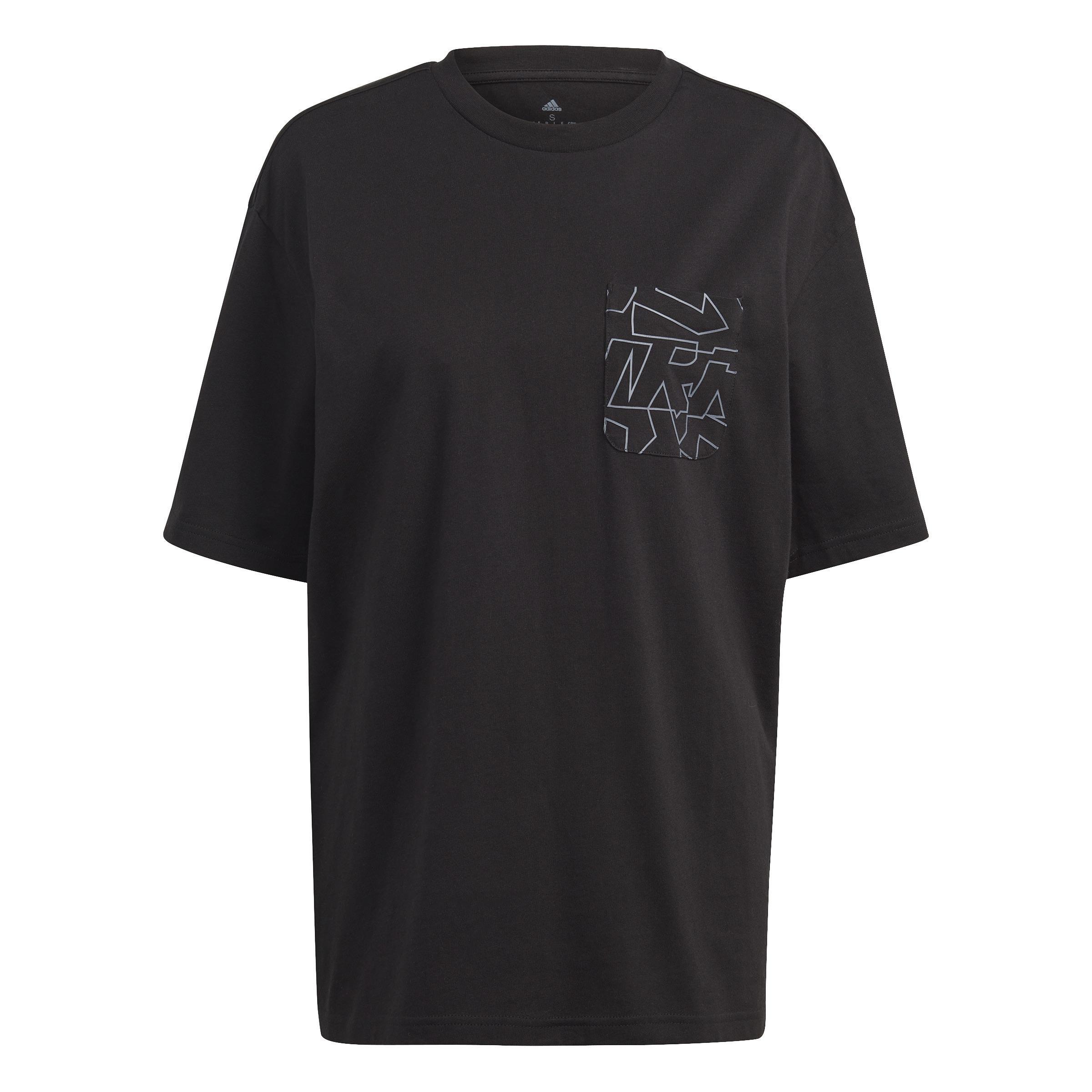 Terrex Graphic Pocket Print T-Shirt, Black, , large image number 0