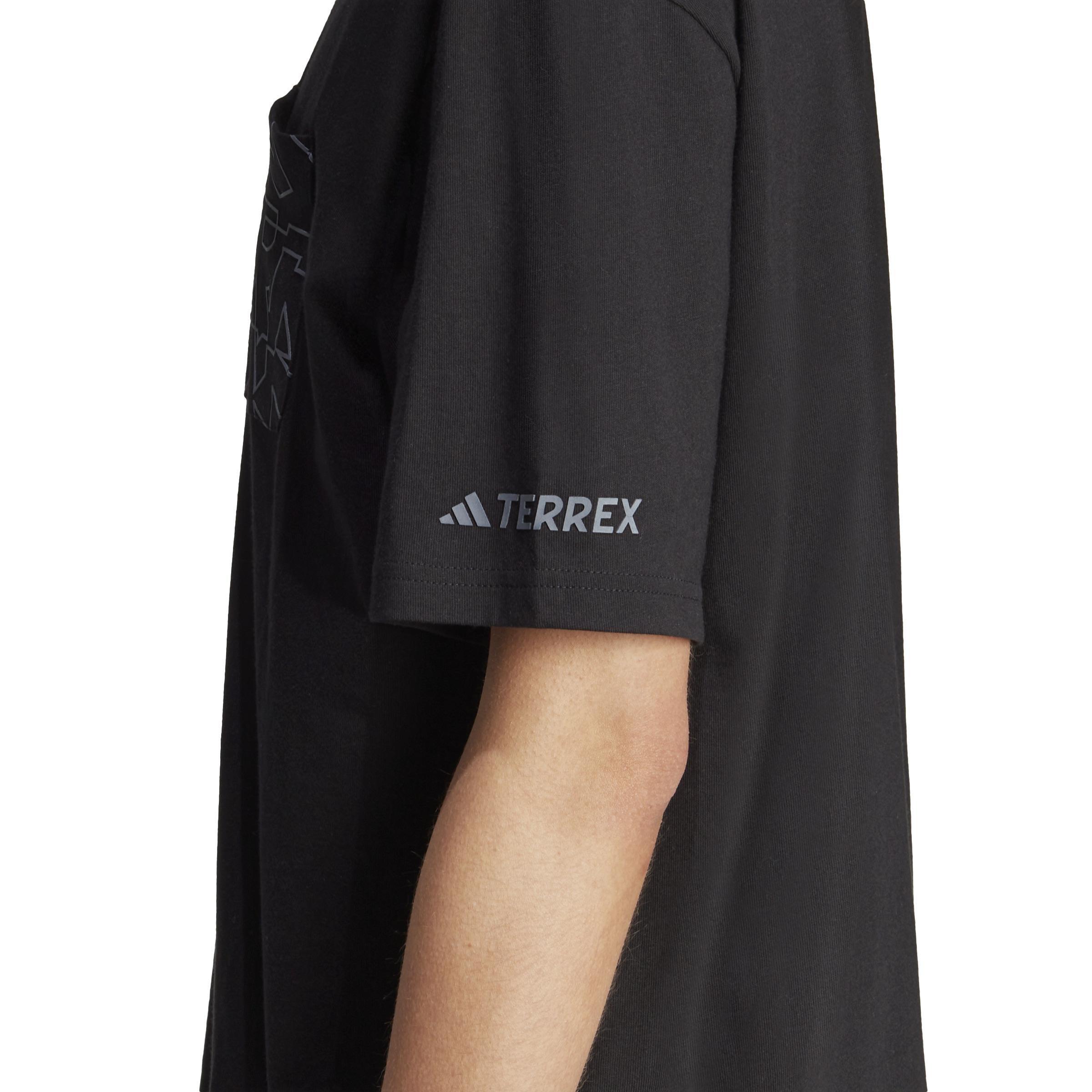 Terrex Graphic Pocket Print T-Shirt, Black, , large image number 4