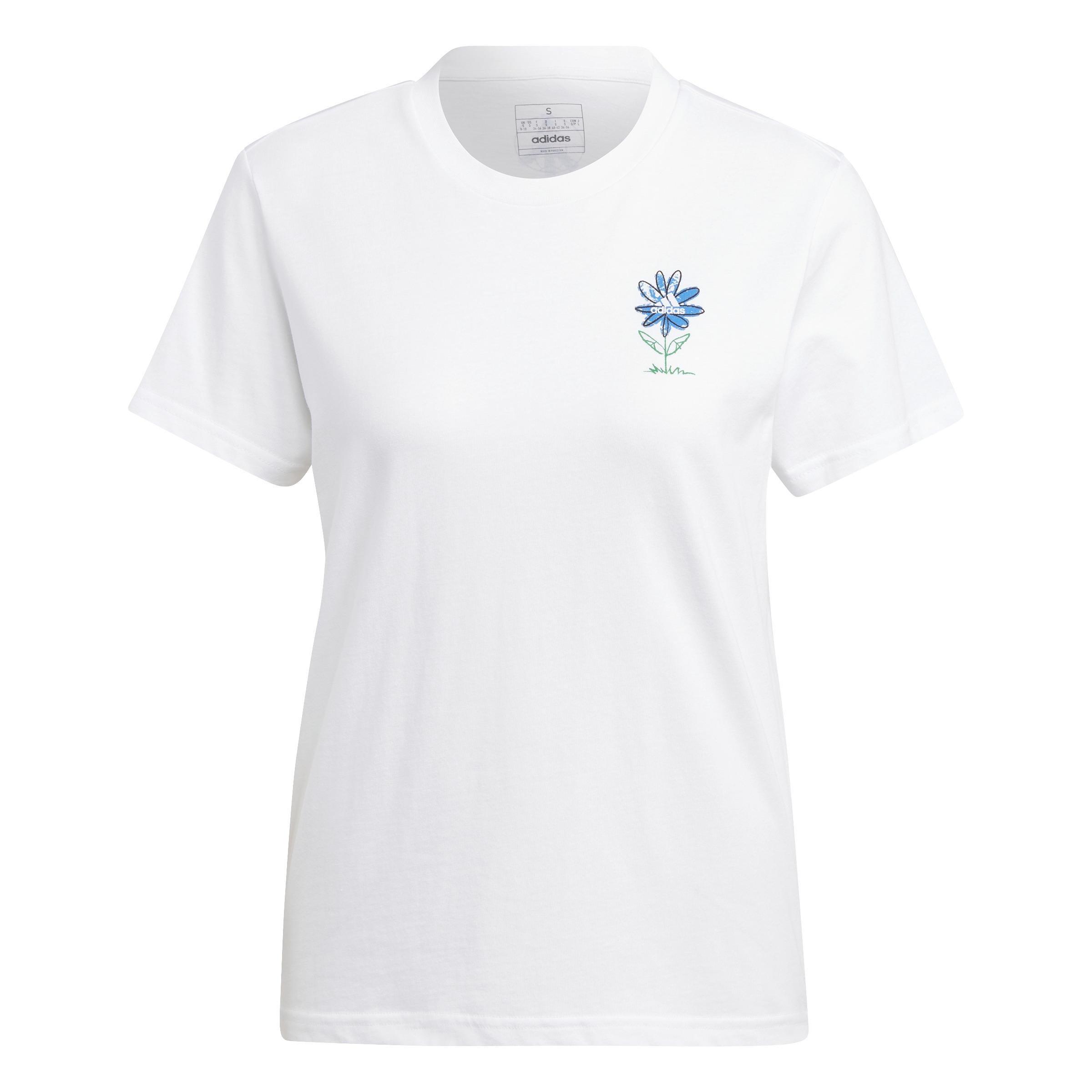 Change Through Sports Graphic T-Shirt, White, A901_ONE, large image number 2