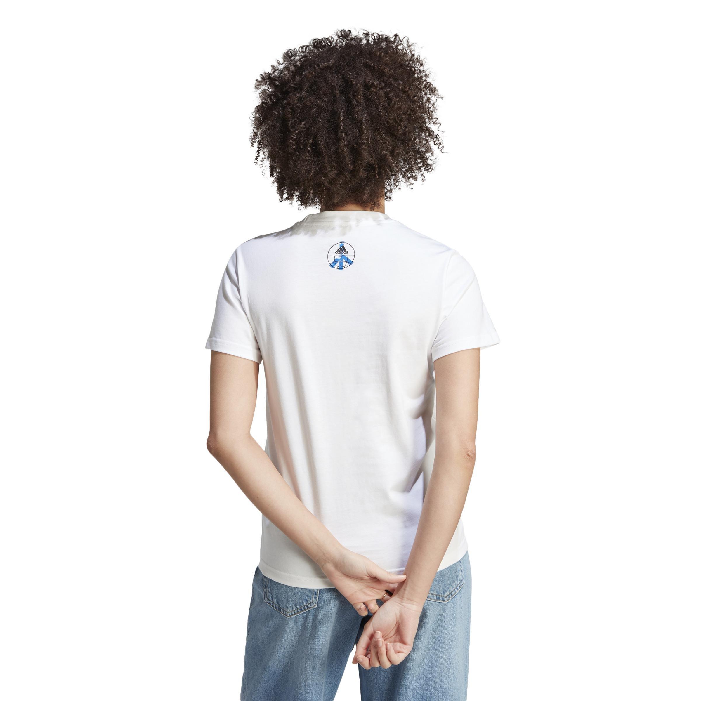 Change Through Sports Graphic T-Shirt, White, A901_ONE, large image number 3