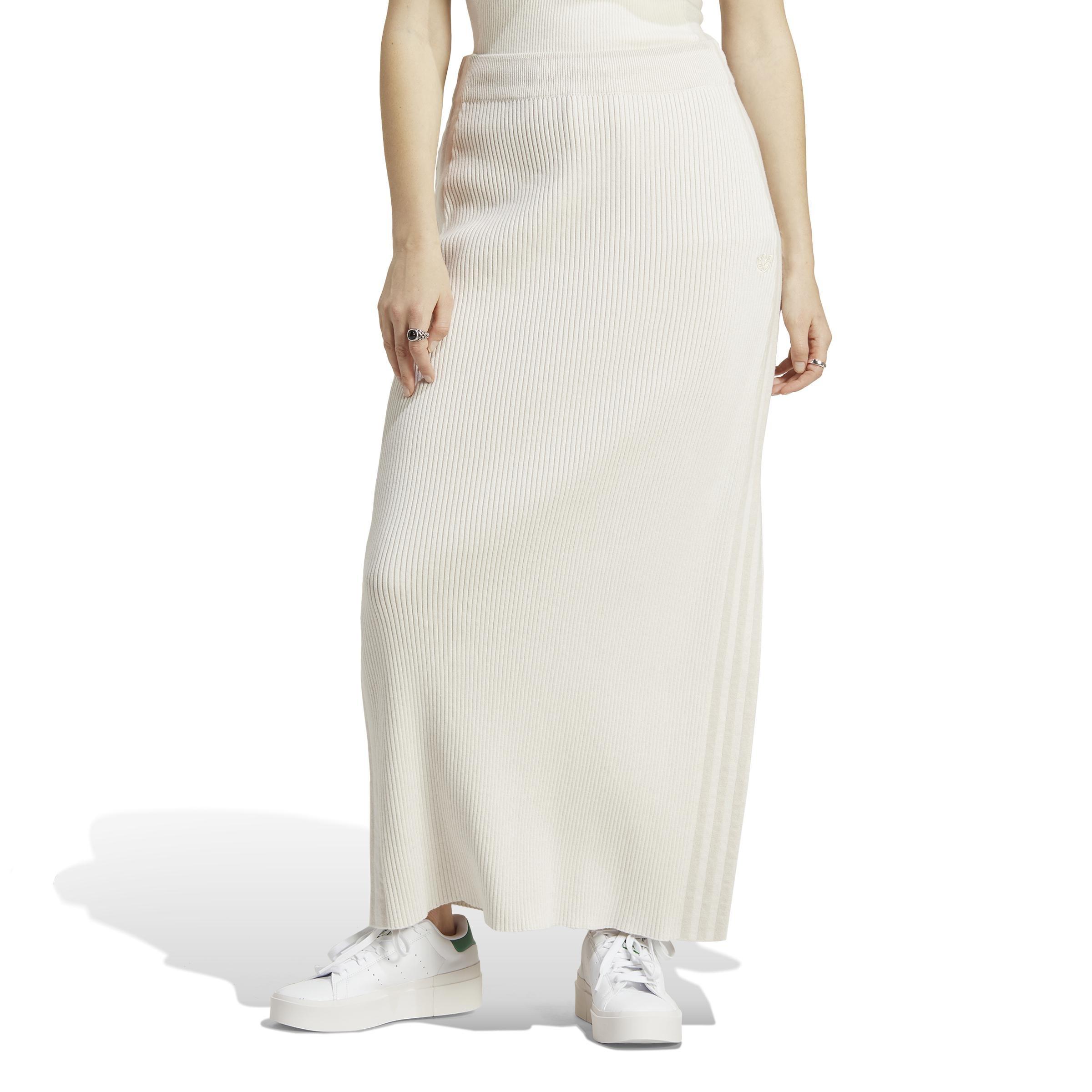 Knit Long Skirt, White, A901_ONE, large image number 6