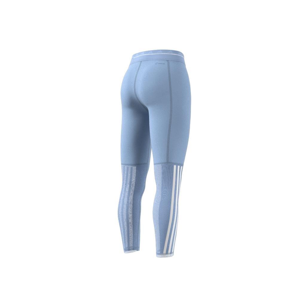 Techfit Hyperglam 7/8 Leggings, Blue, A901_ONE, large image number 6